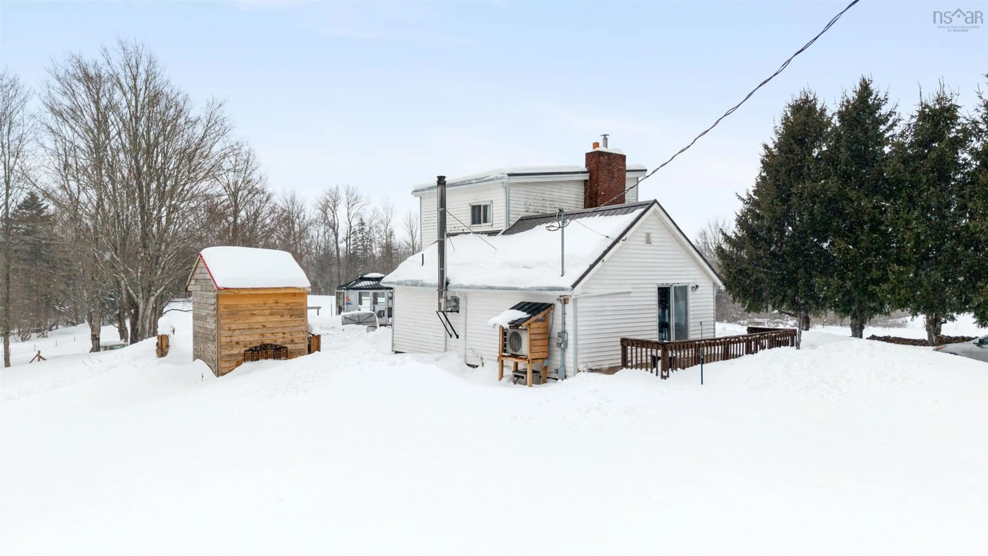 Patio, street for 997 East River East Side Rd, Glencoe Nova Scotia B0K 1B0