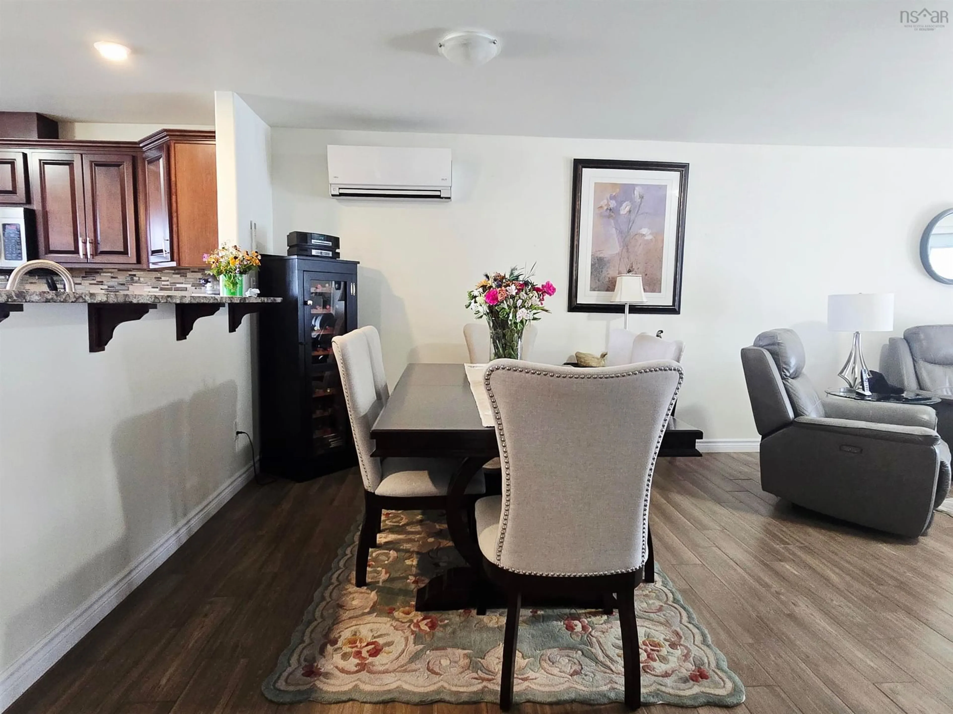 Dining room, wood/laminate floor for 144 Norway Point Rd, Pictou Nova Scotia B0K 1H0