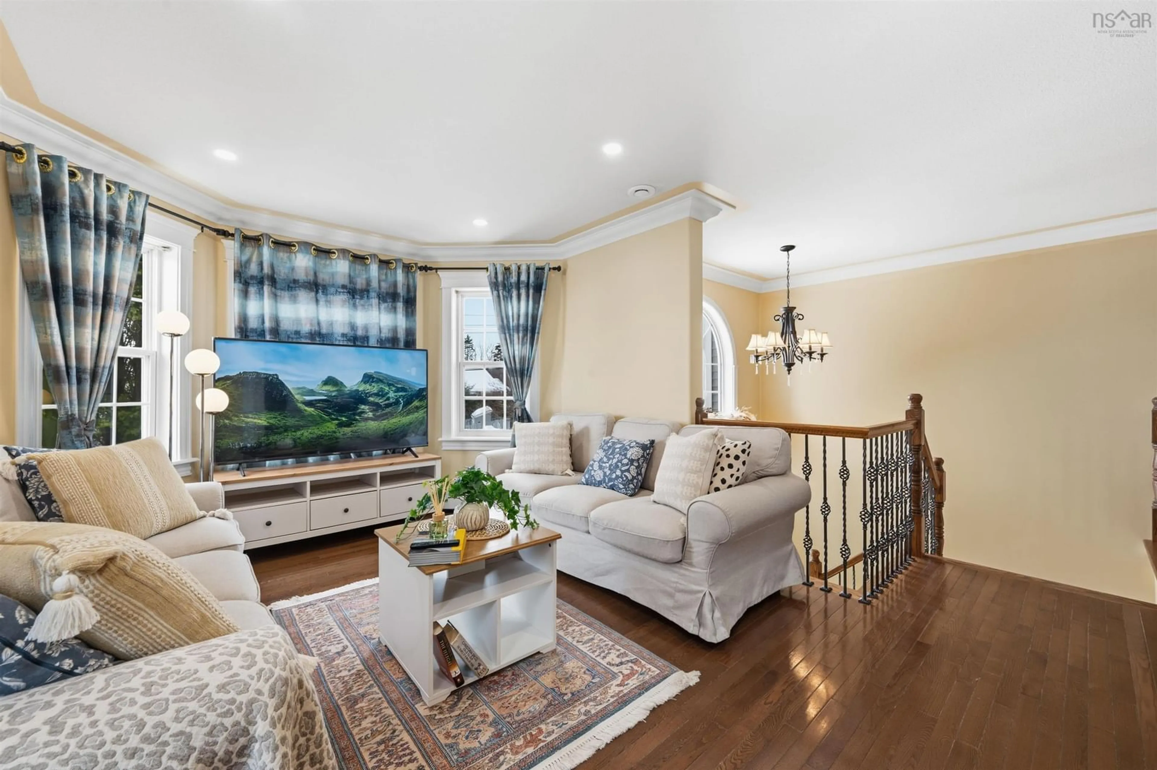 Living room with furniture, unknown for 15 Feller Crt, Middle Sackville Nova Scotia B4E 3M4