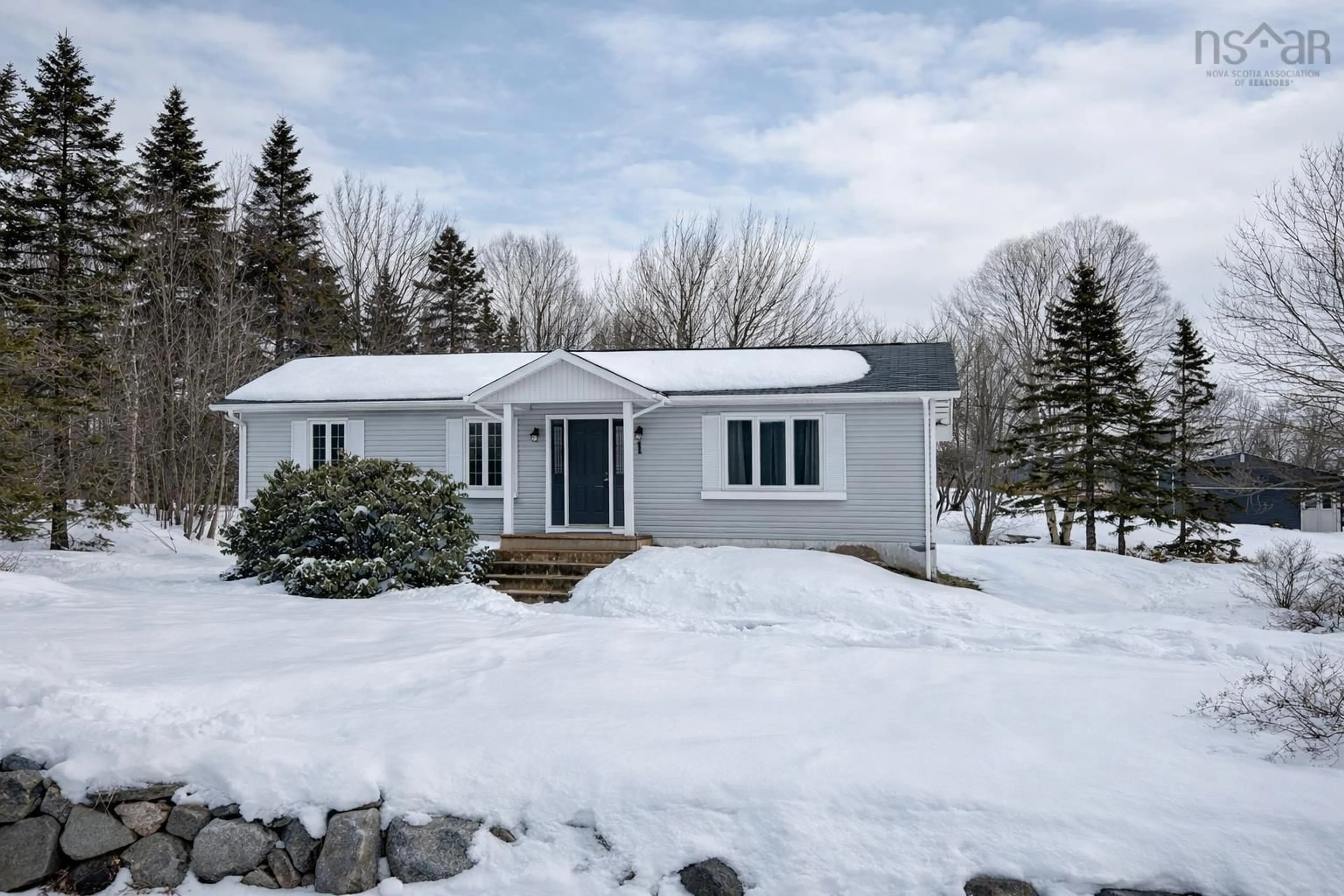 Home with vinyl exterior material, street for 1 Oakridge Dr, Brookside Nova Scotia B3T 1S8