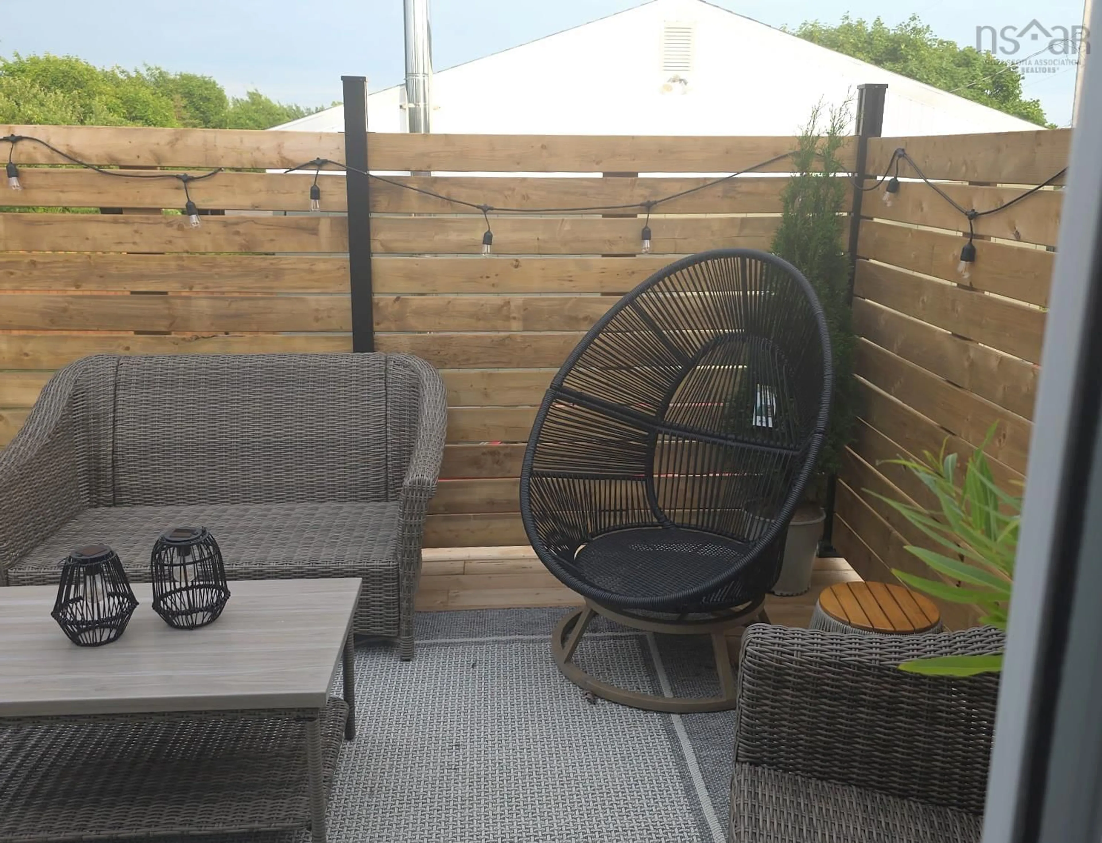 Patio, street for 63 Leeside Drive, Coxheath Nova Scotia B1R 1S5