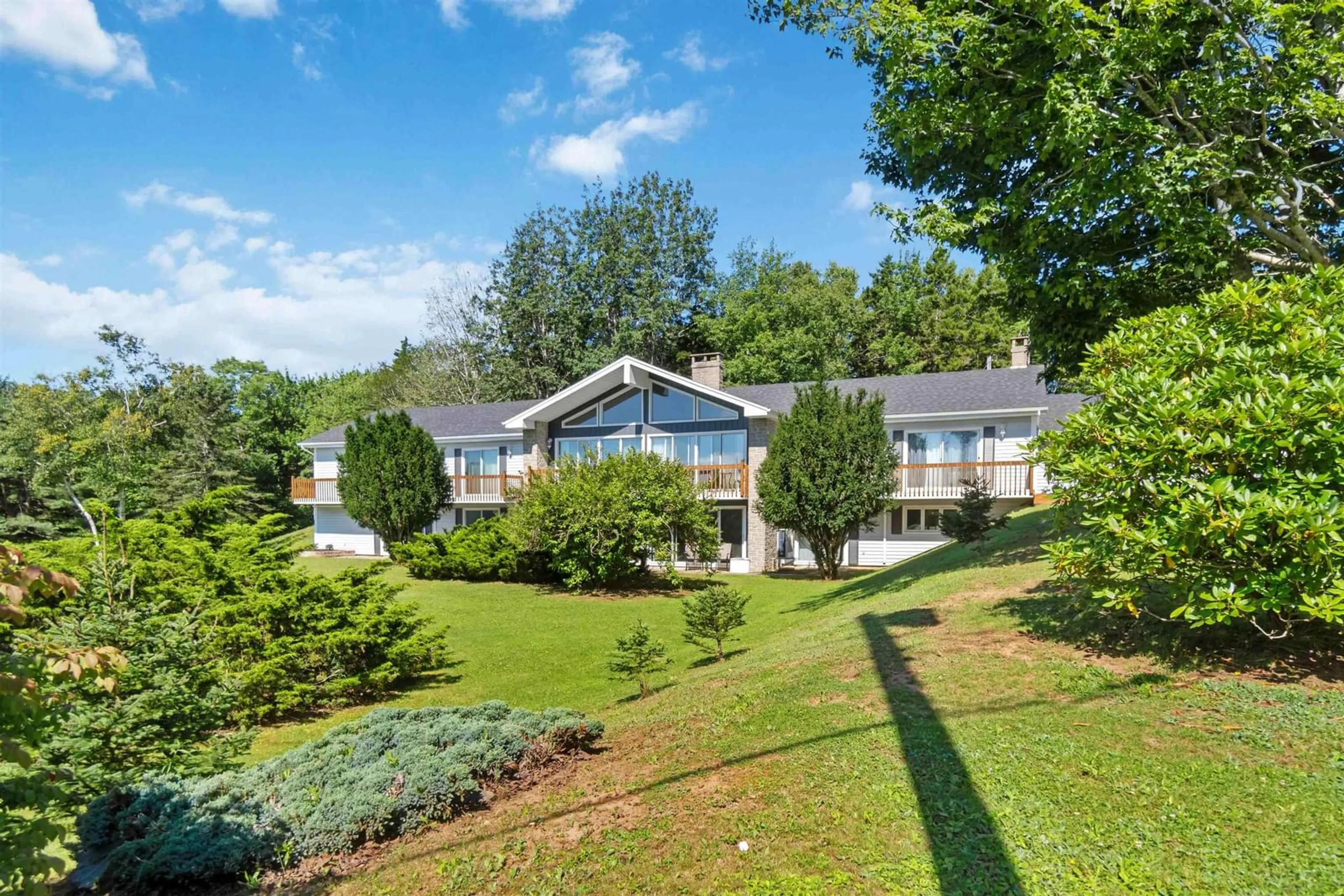 A pic from outside/outdoor area/front of a property/back of a property/a pic from drone, mountain view for 263 Lighthouse Rd, Bay View Nova Scotia B0V 1A0