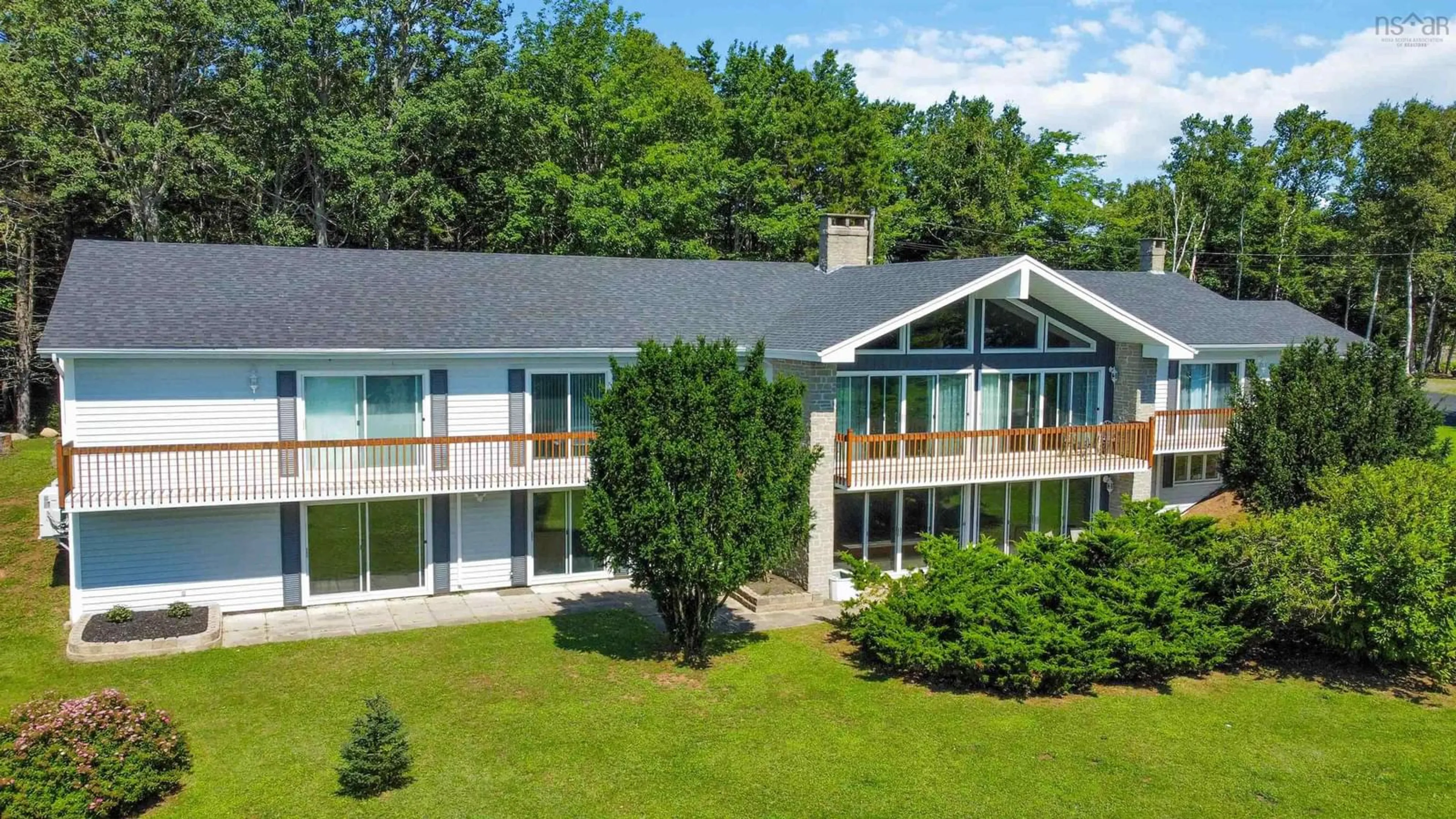 A pic from outside/outdoor area/front of a property/back of a property/a pic from drone, water/lake/river/ocean view for 263 Lighthouse Rd, Bay View Nova Scotia B0V 1A0