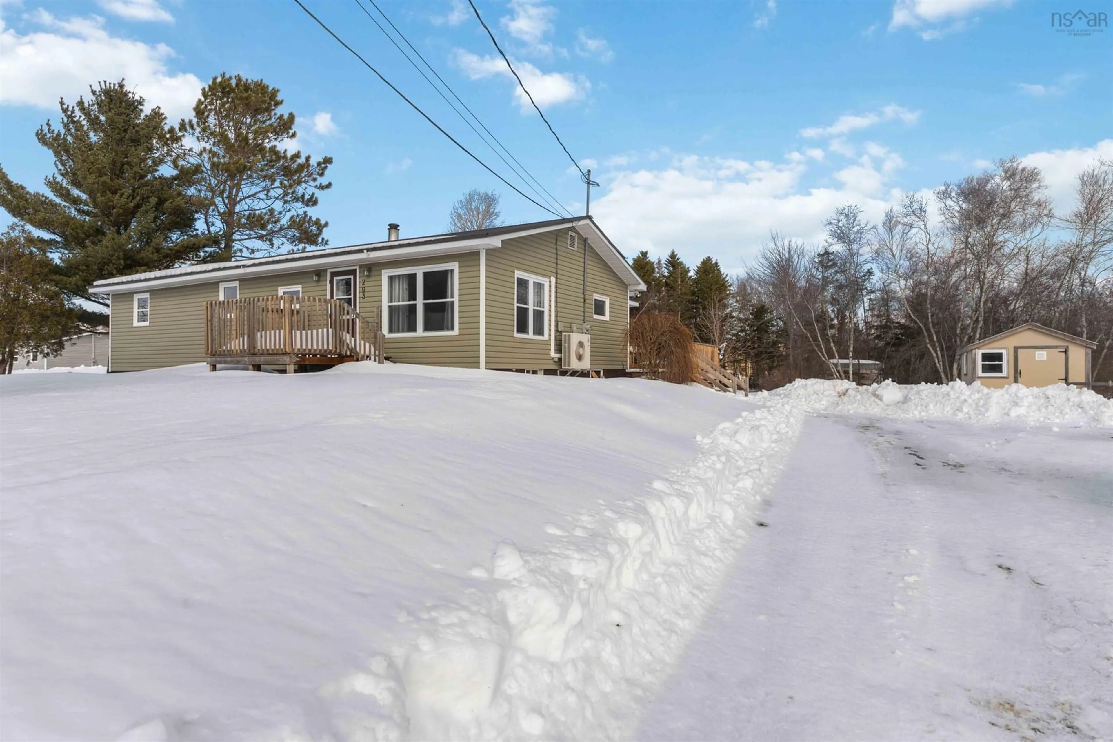 A pic from outside/outdoor area/front of a property/back of a property/a pic from drone, street for 293 French Rd, Plympton Nova Scotia B0W 2R0