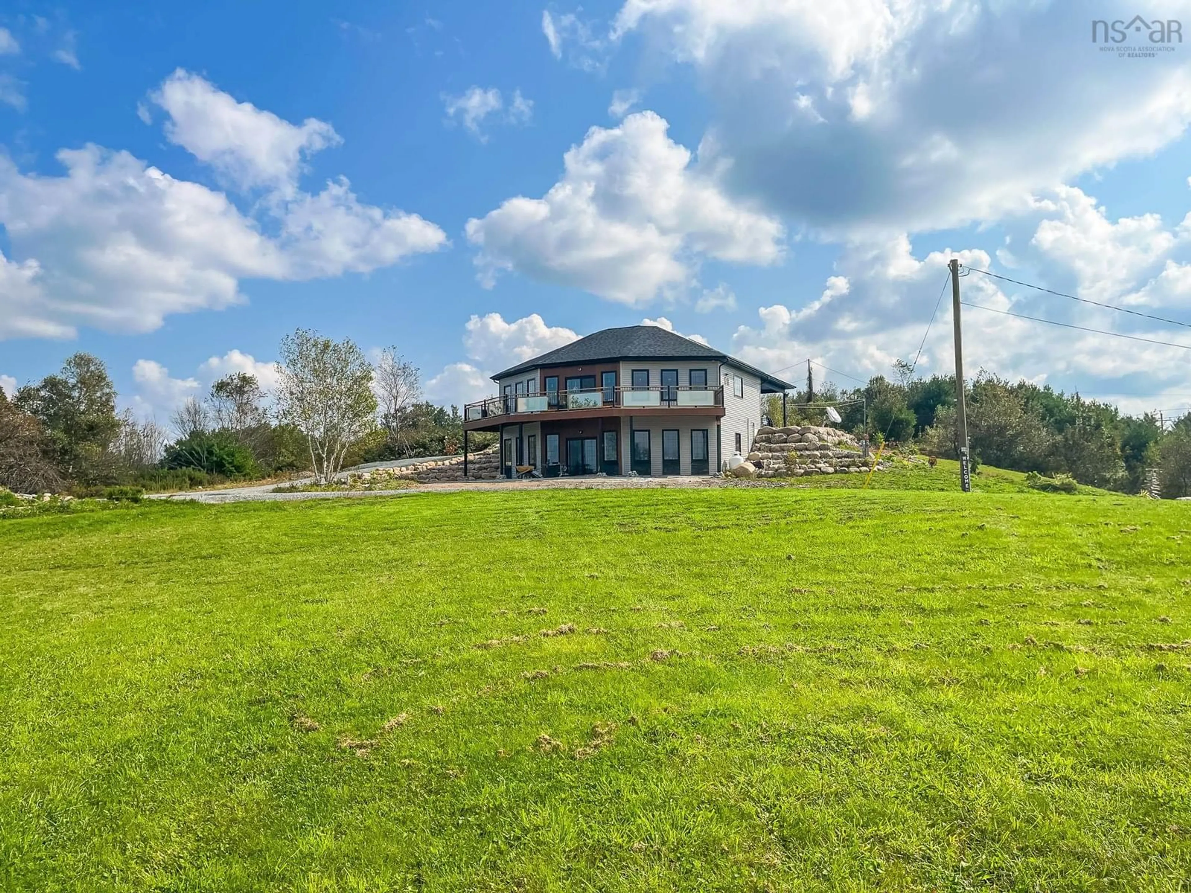 A pic from outside/outdoor area/front of a property/back of a property/a pic from drone, building for 1718 Upper Branch Rd, Midville Branch Nova Scotia B4V 4S4