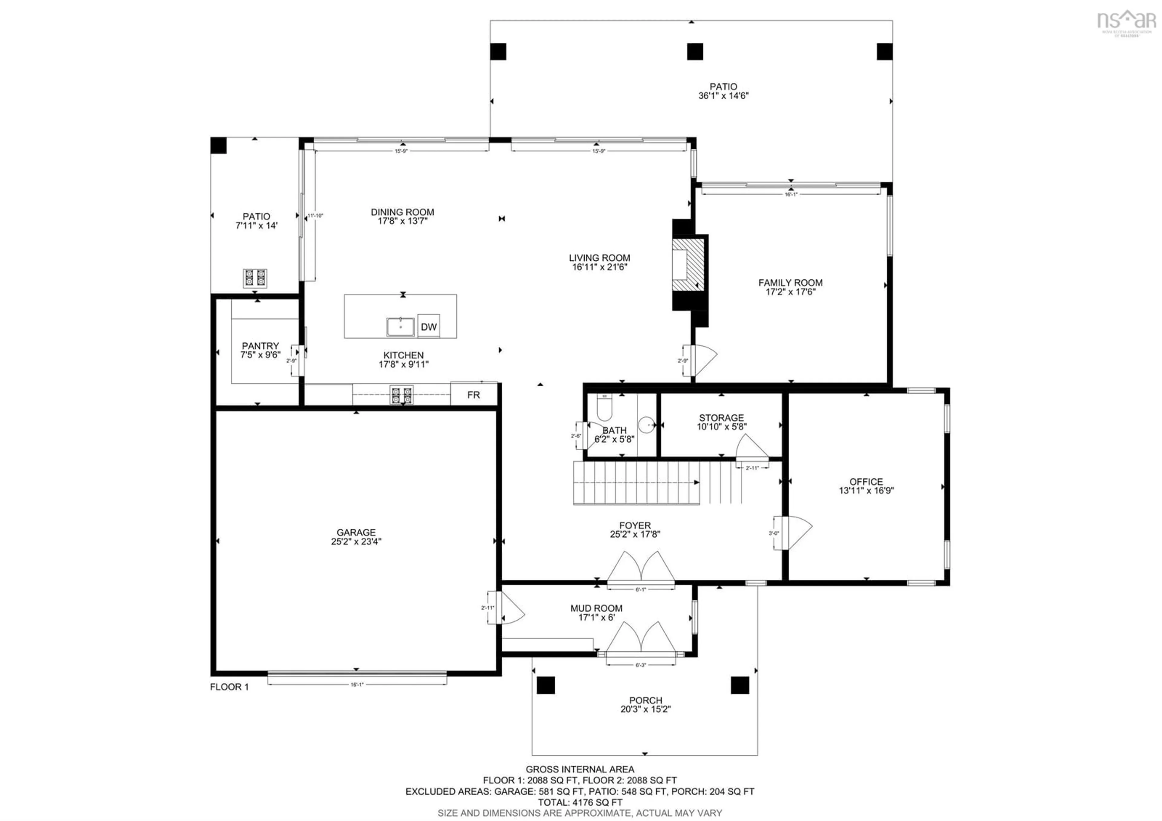 Floor plan for 200 Harbourside, Fox Harbour Nova Scotia B0K 1Y0