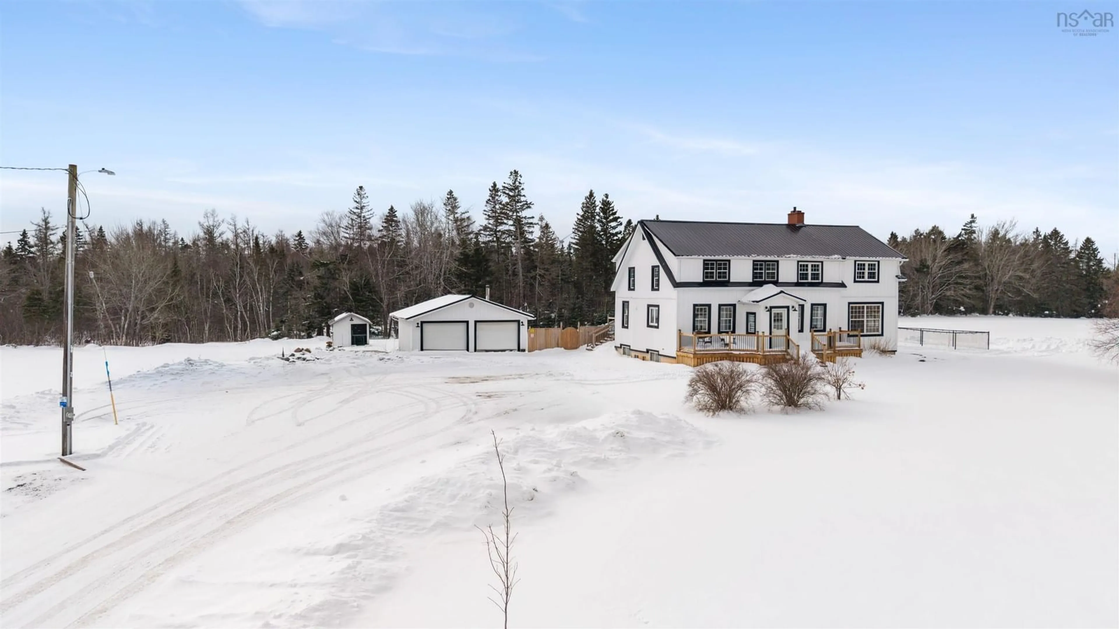 A pic from outside/outdoor area/front of a property/back of a property/a pic from drone, street for 1353 Hastings Rd, Warren Nova Scotia B4H 3Y3