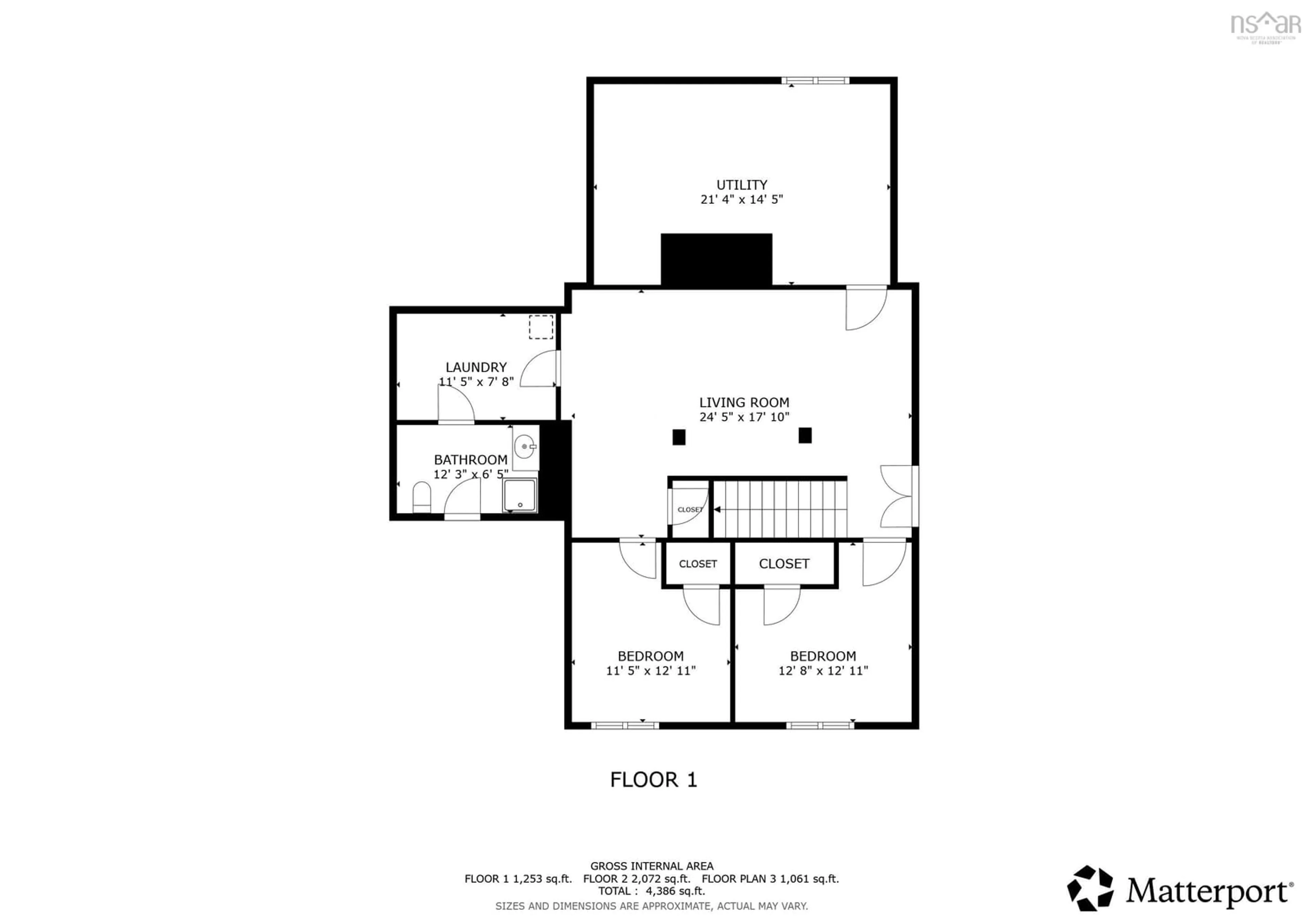 Floor plan for 1353 Hastings Rd, Warren Nova Scotia B4H 3Y3