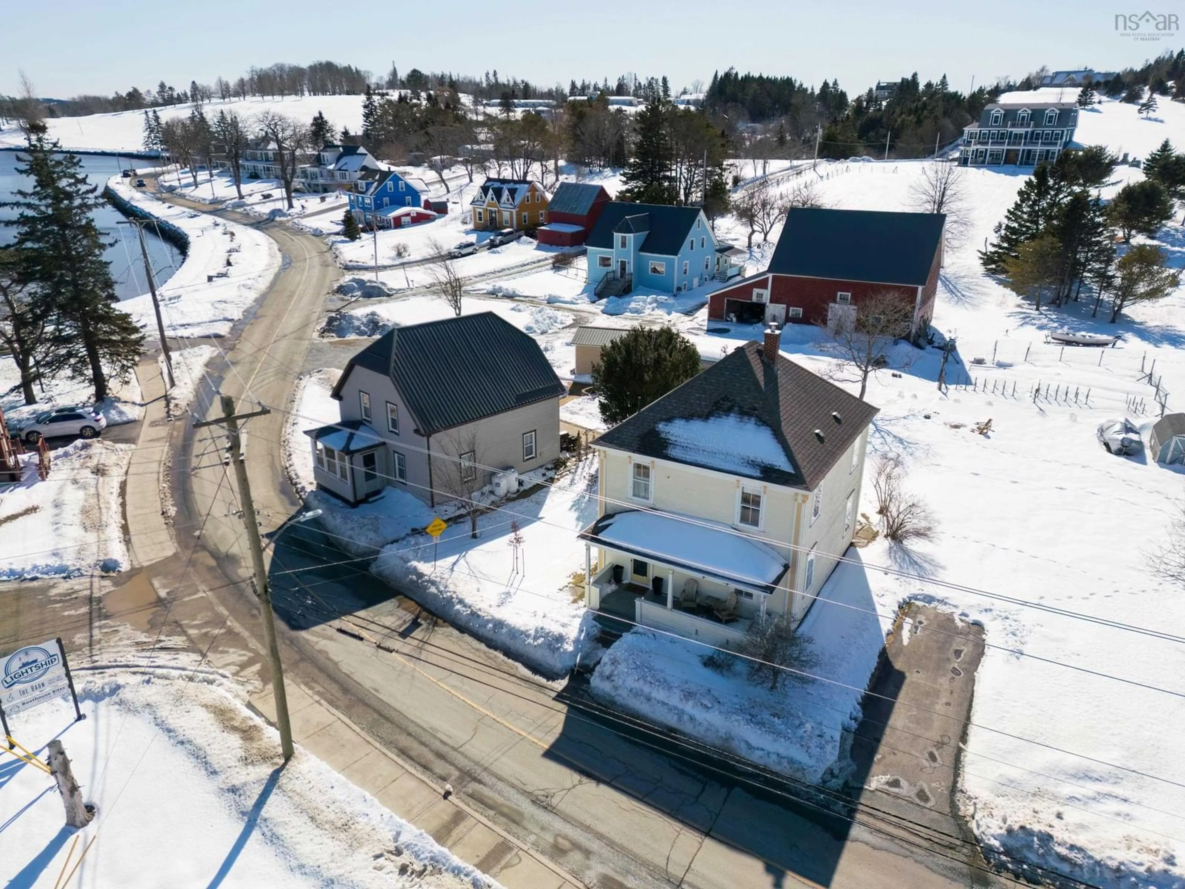 A pic from outside/outdoor area/front of a property/back of a property/a pic from drone, street for 90 Tannery Rd, Lunenburg Nova Scotia B0J 2C0