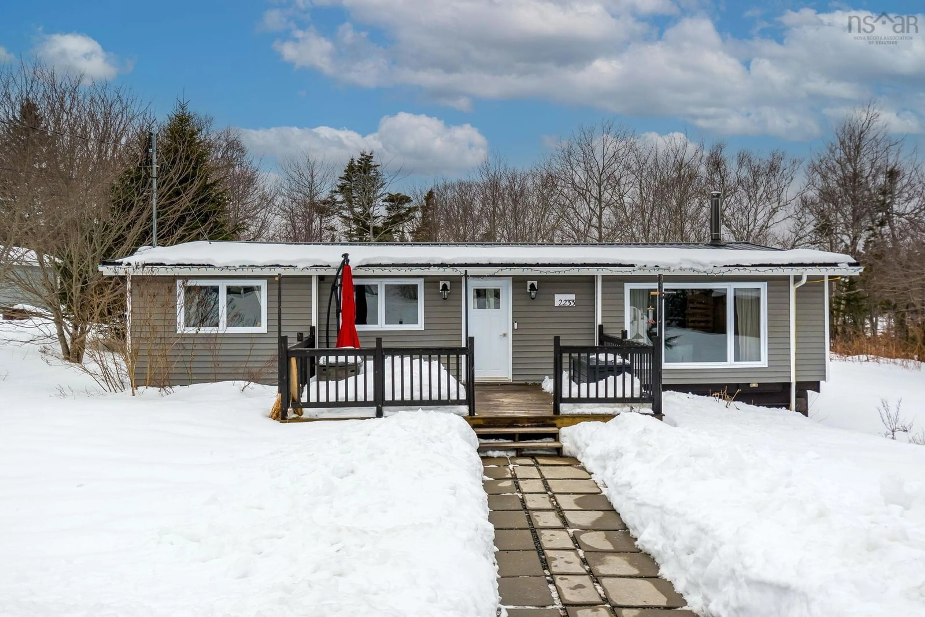 Patio, street for 2233 Old Sambro Rd, Williamswood Nova Scotia B3V 1C3