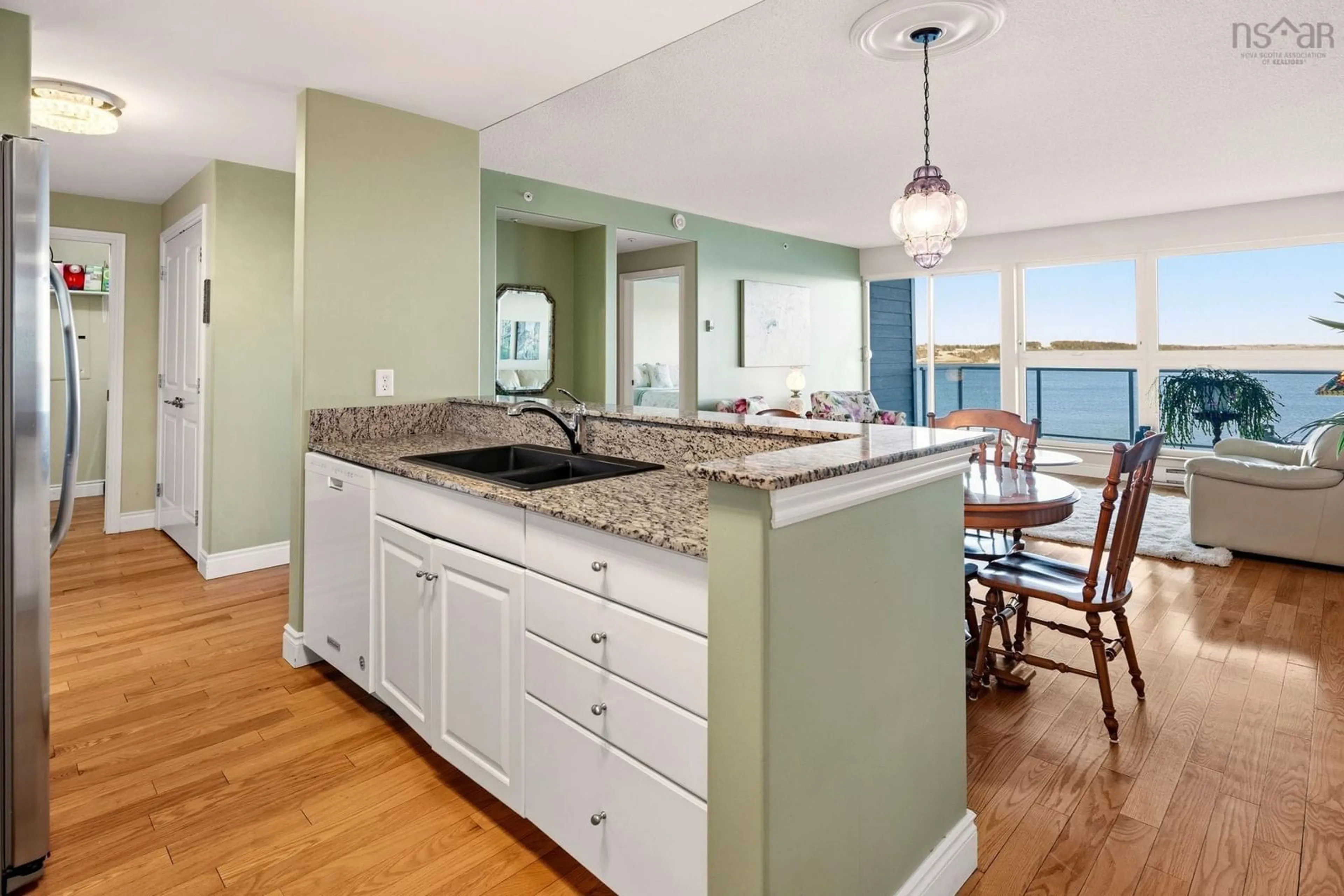 Open concept kitchen, ceramic/tile floor for 647 Bedford Hwy #304, Halifax Nova Scotia B3M 0A5