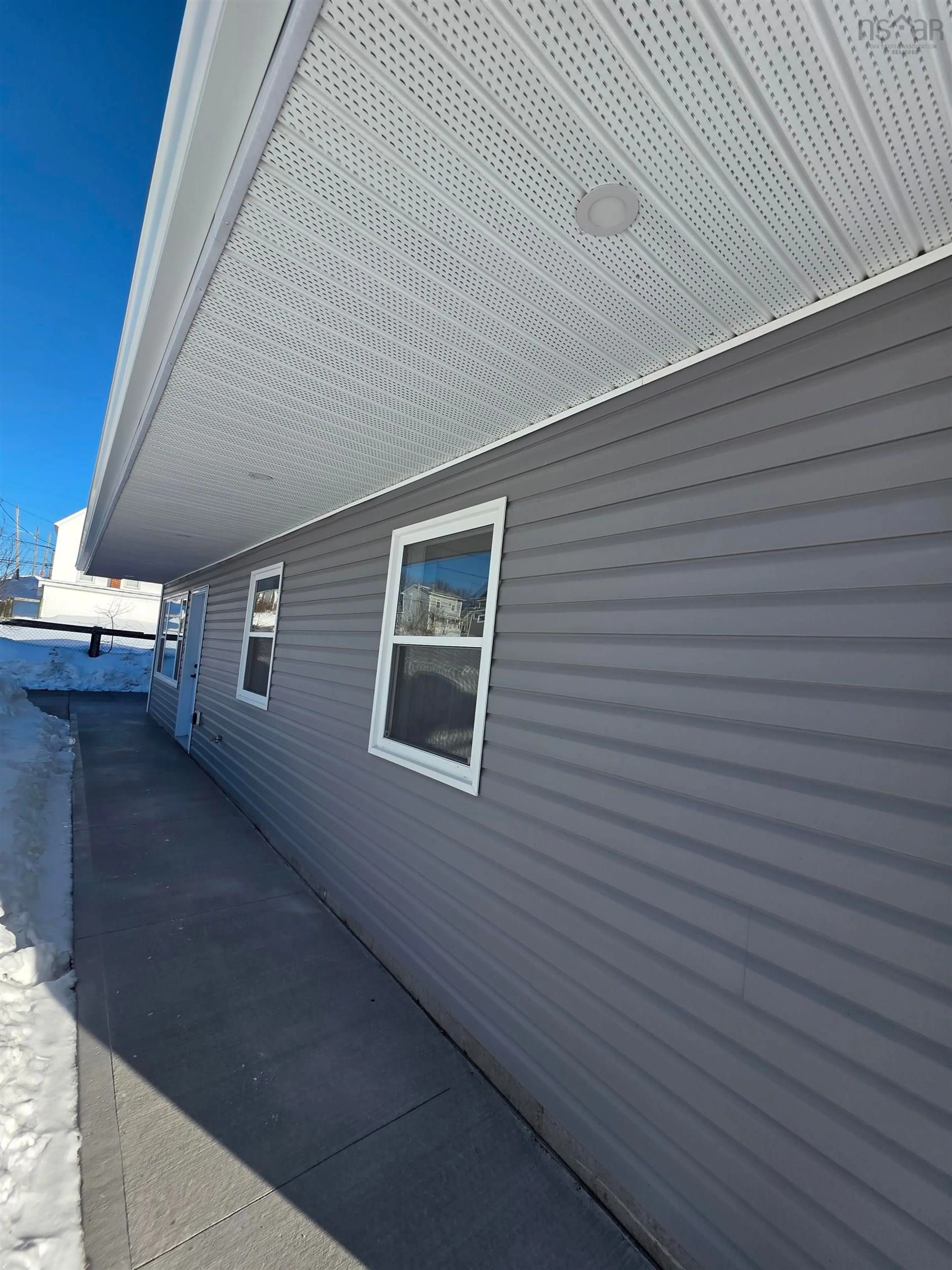 Home with vinyl exterior material, street for 6 South St, Sydney Nova Scotia B1N 2M3