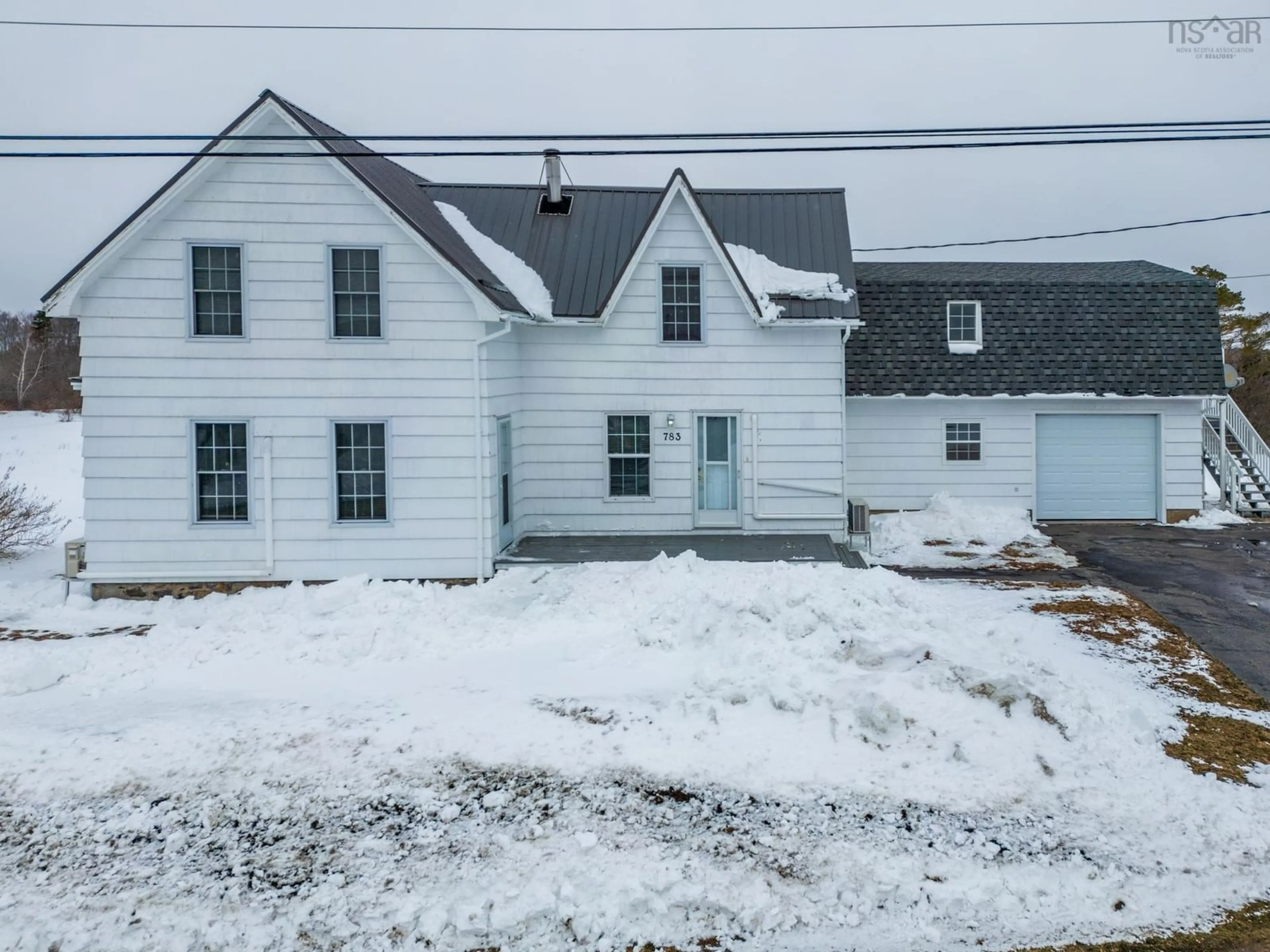 A pic from outside/outdoor area/front of a property/back of a property/a pic from drone, street for 783 Saulnierville Rd, Saulnierville Station Nova Scotia B0W 2Z0
