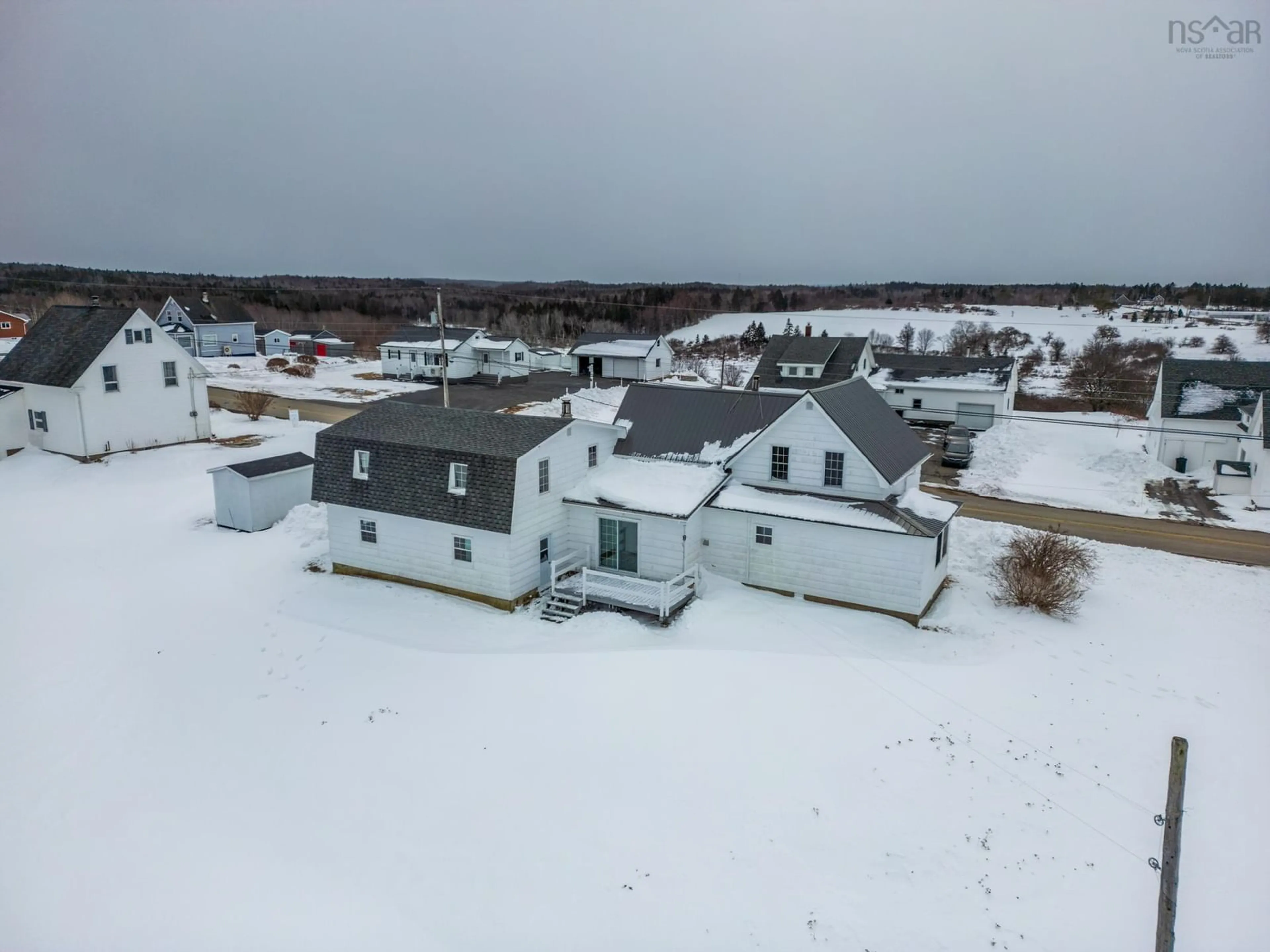 A pic from outside/outdoor area/front of a property/back of a property/a pic from drone, unknown for 783 Saulnierville Rd, Saulnierville Station Nova Scotia B0W 2Z0