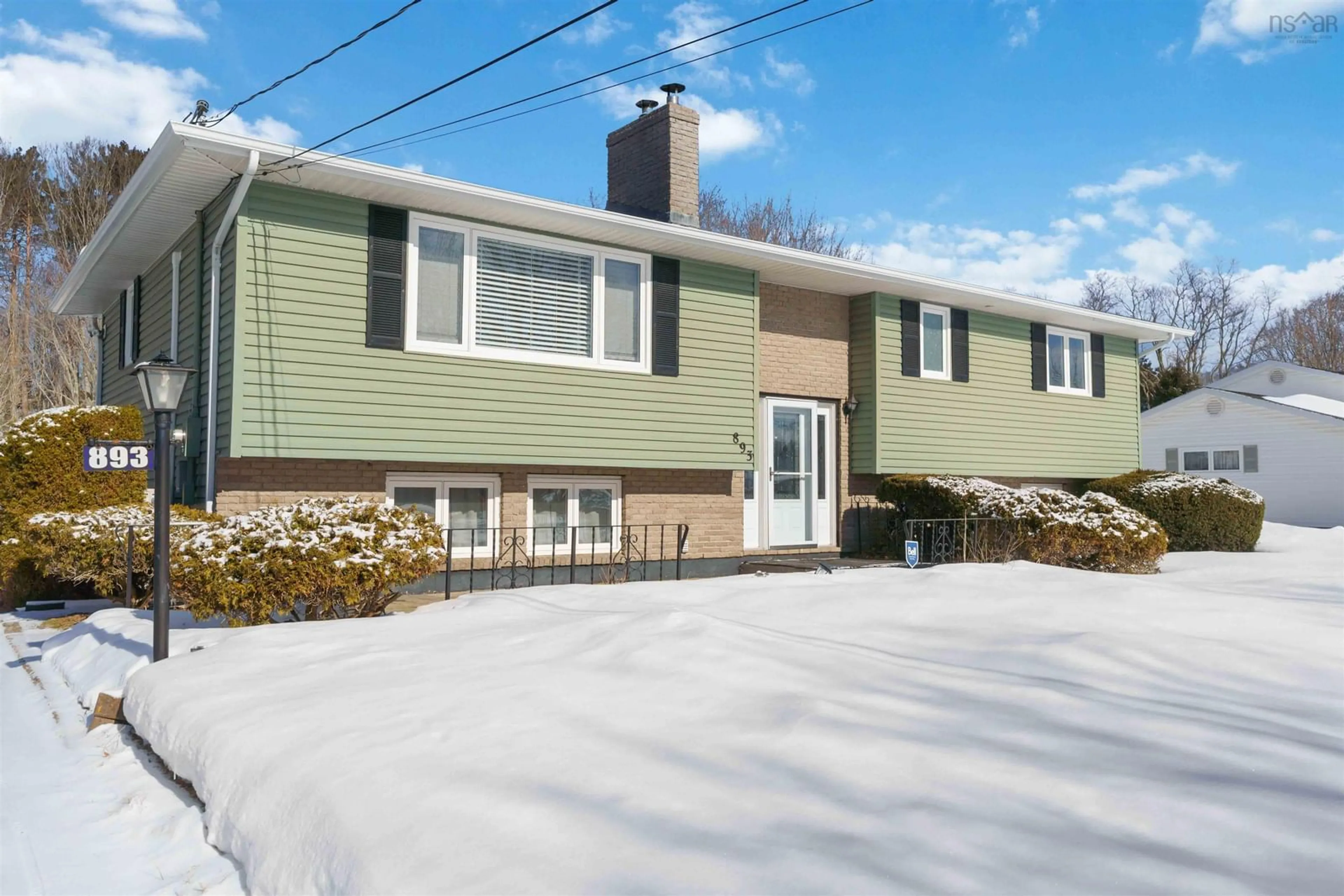 Home with vinyl exterior material, street for 893 Main St, Kingston Nova Scotia B0P 1R0