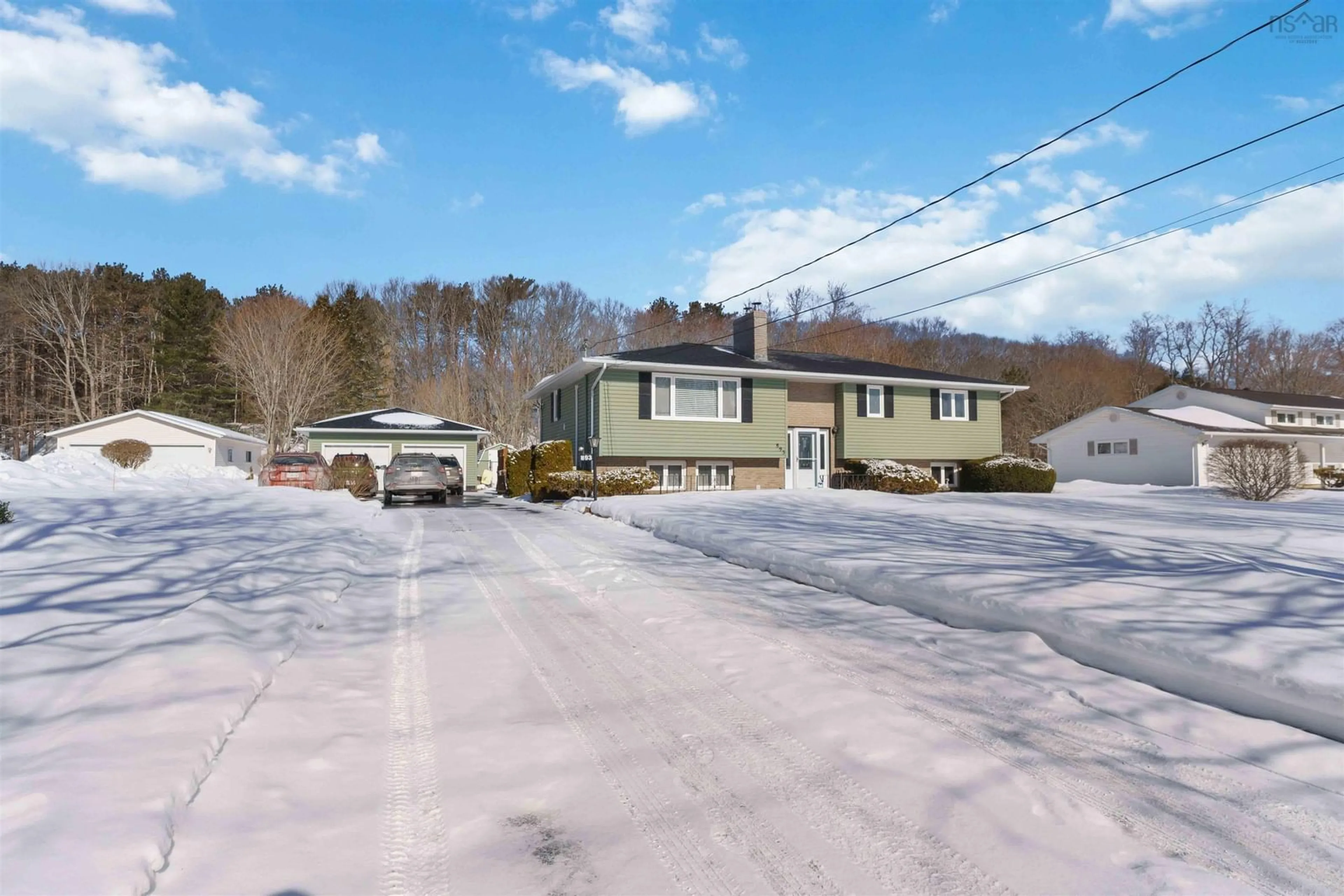 A pic from outside/outdoor area/front of a property/back of a property/a pic from drone, street for 893 Main St, Kingston Nova Scotia B0P 1R0