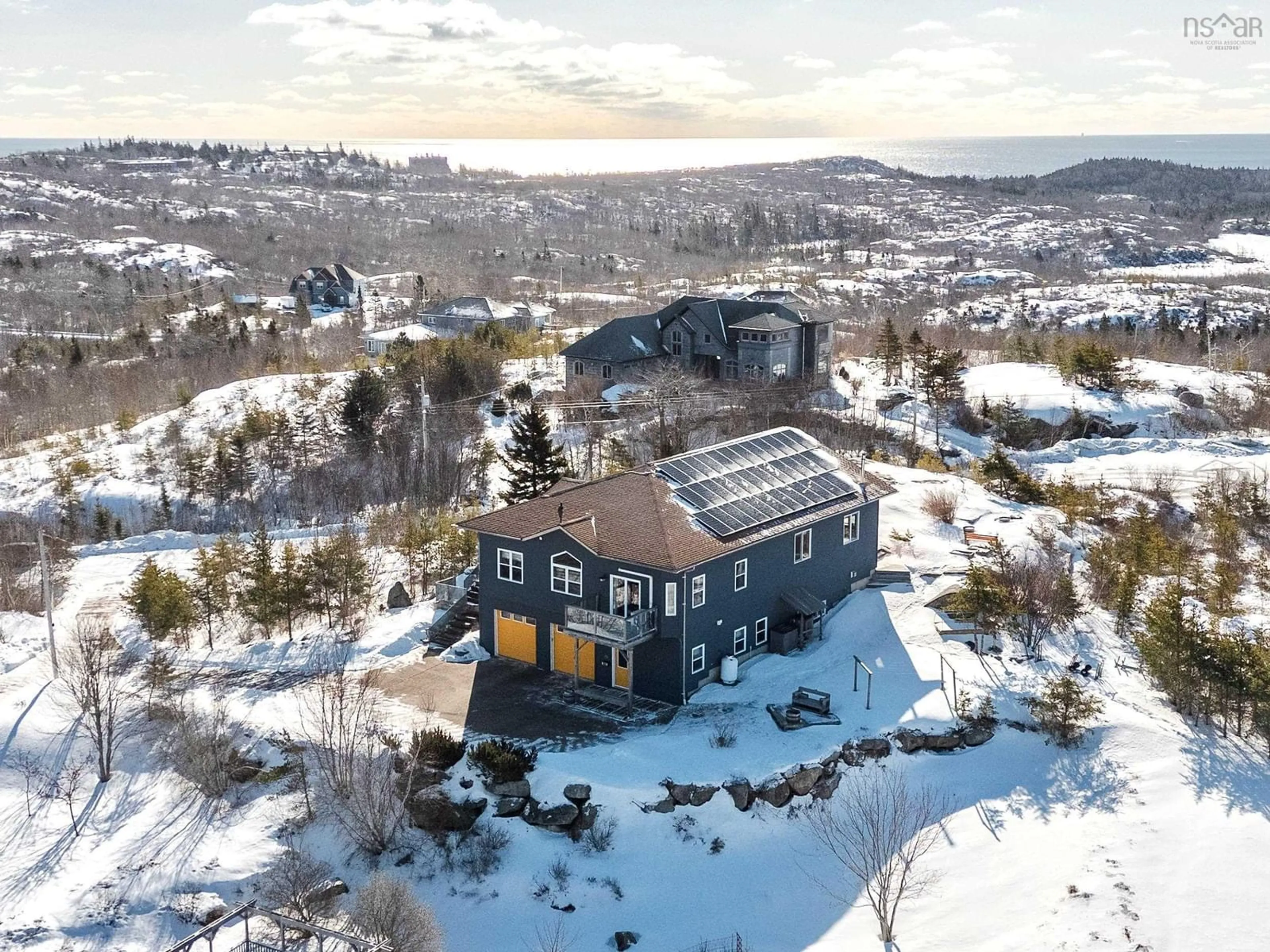 A pic from outside/outdoor area/front of a property/back of a property/a pic from drone, unknown for 199 Aarons Way, Fergusons Cove Nova Scotia B3V 1N8