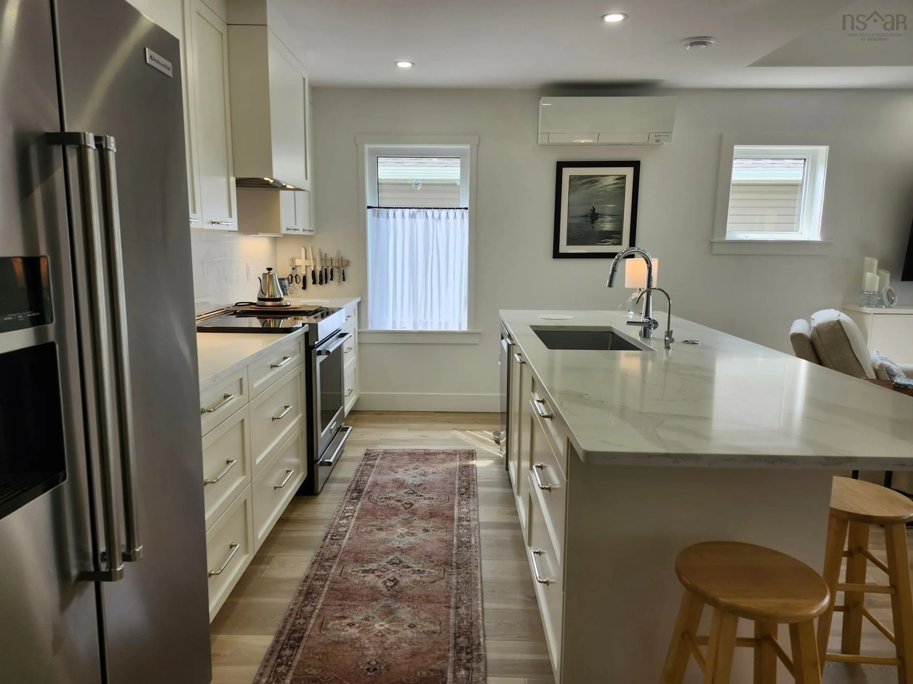 Open concept kitchen, ceramic/tile floor for 55 Community Way, Garlands Crossing Nova Scotia B0N 2T0