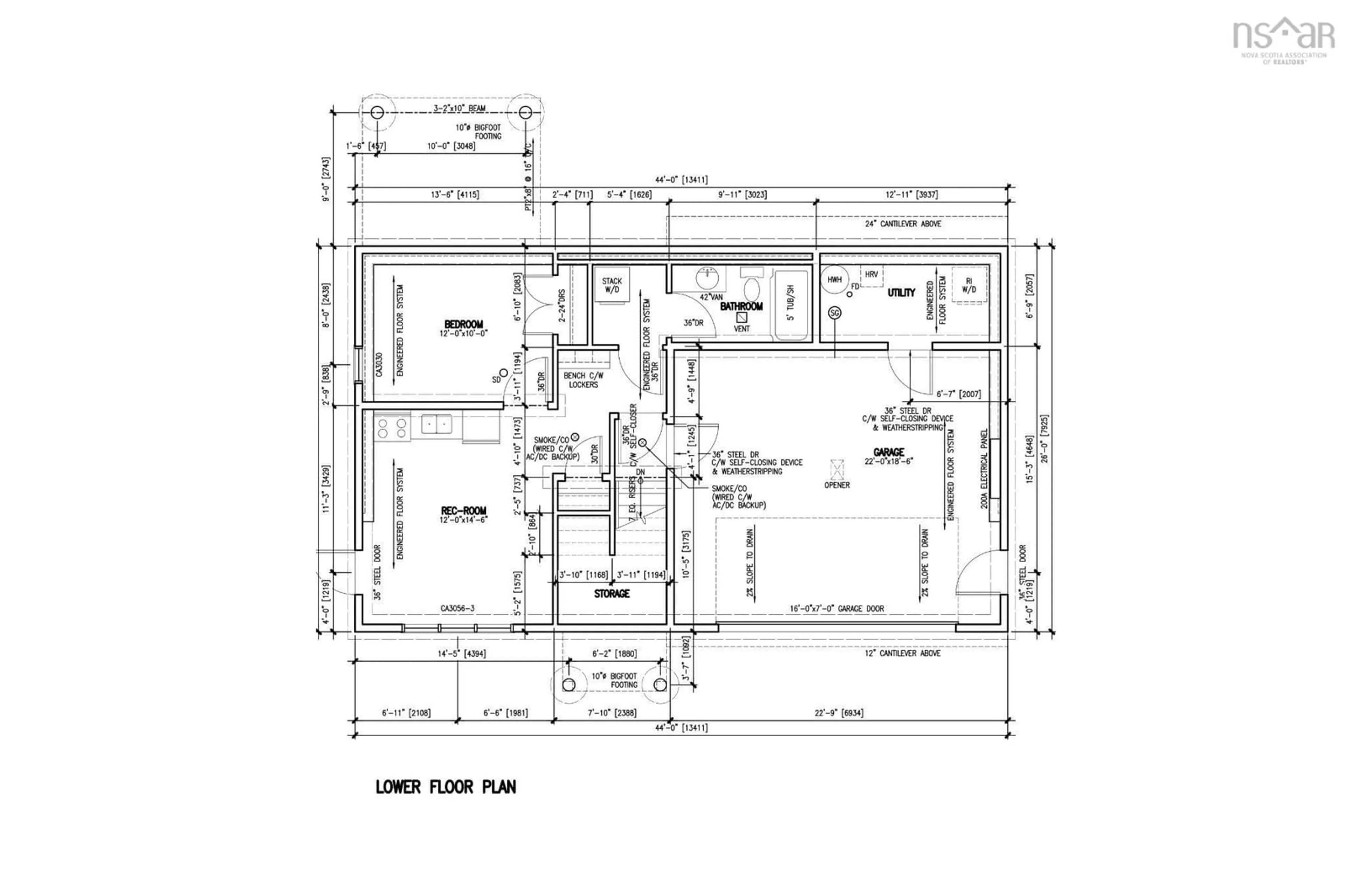 Floor plan for Lot 5131 176 Orchid Crt, Middle Sackville Nova Scotia B4E 3C3