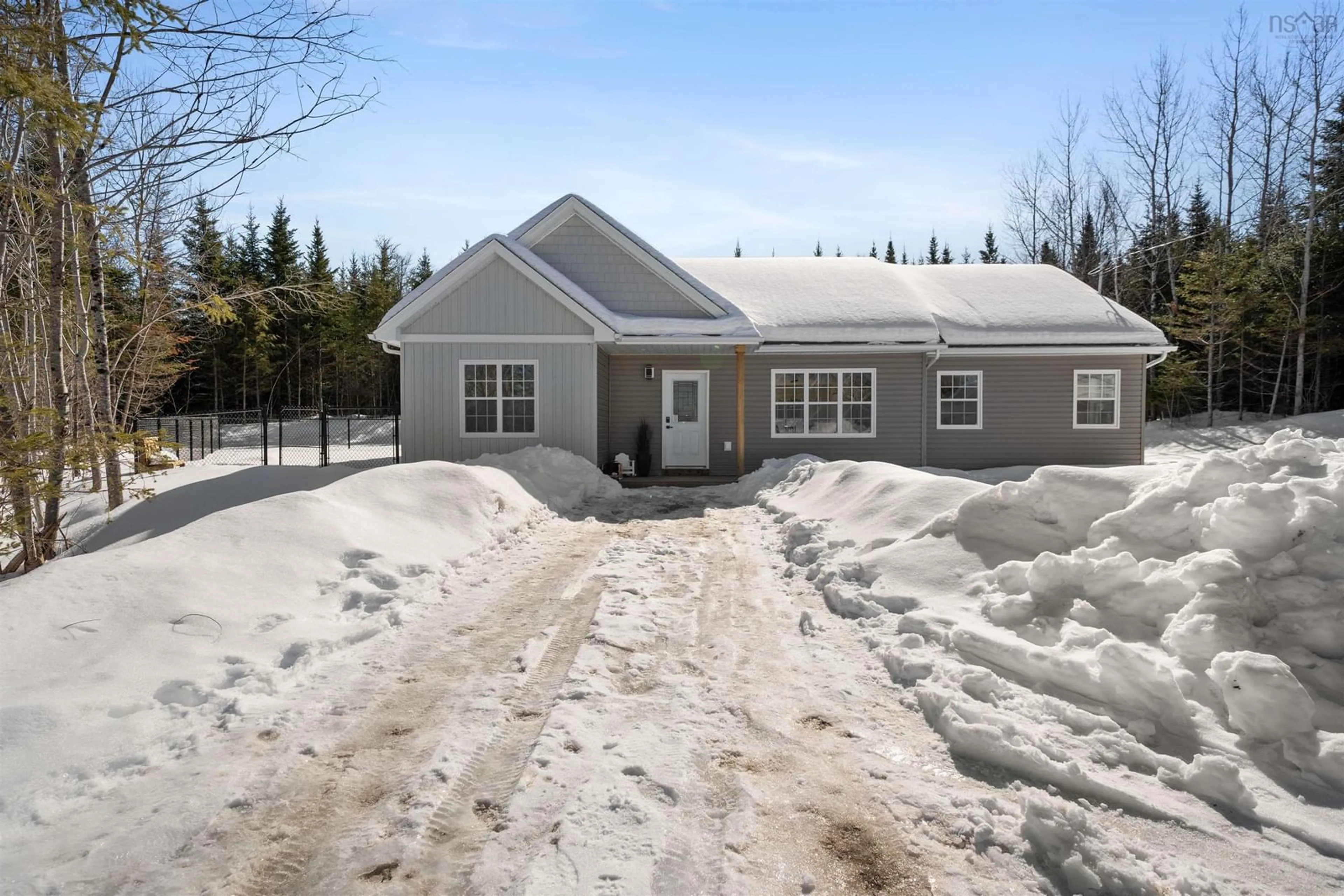A pic from outside/outdoor area/front of a property/back of a property/a pic from drone, street for 420 Lays Lake Rd, Meaghers Grant Nova Scotia B0N 1V0