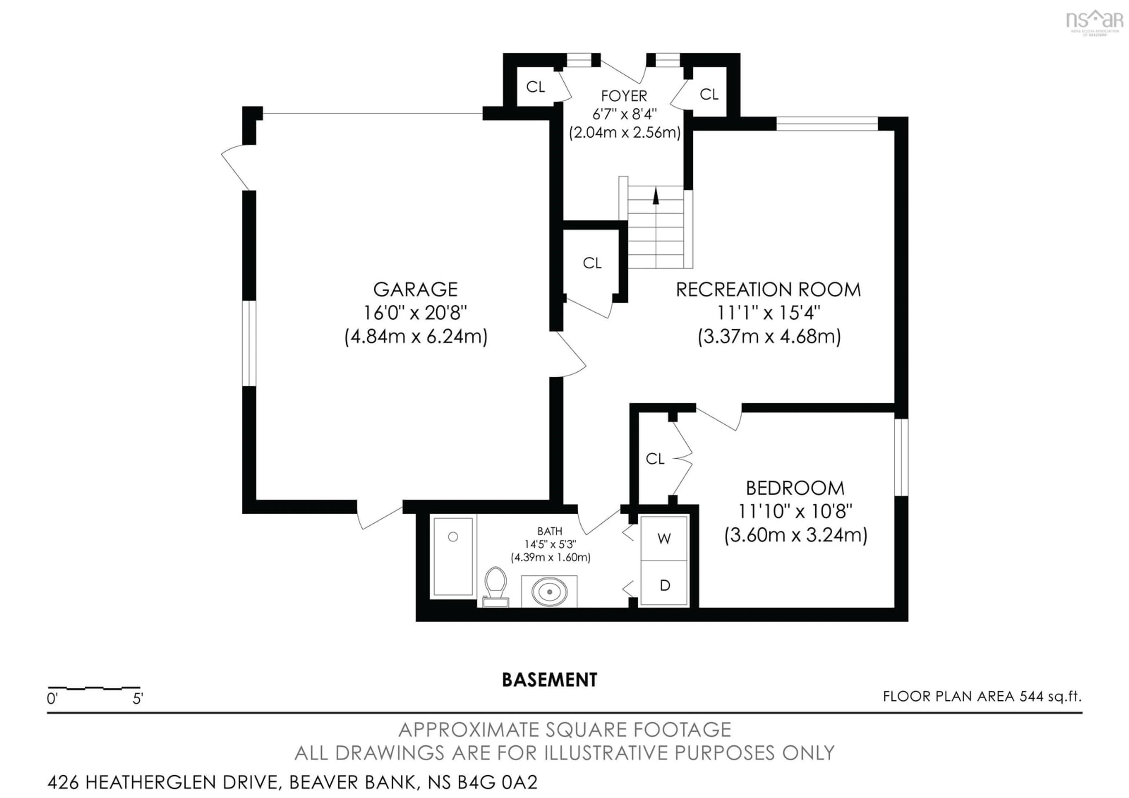 Floor plan for 426 Heatherglen Dr, Beaver Bank Nova Scotia B4G 0A1
