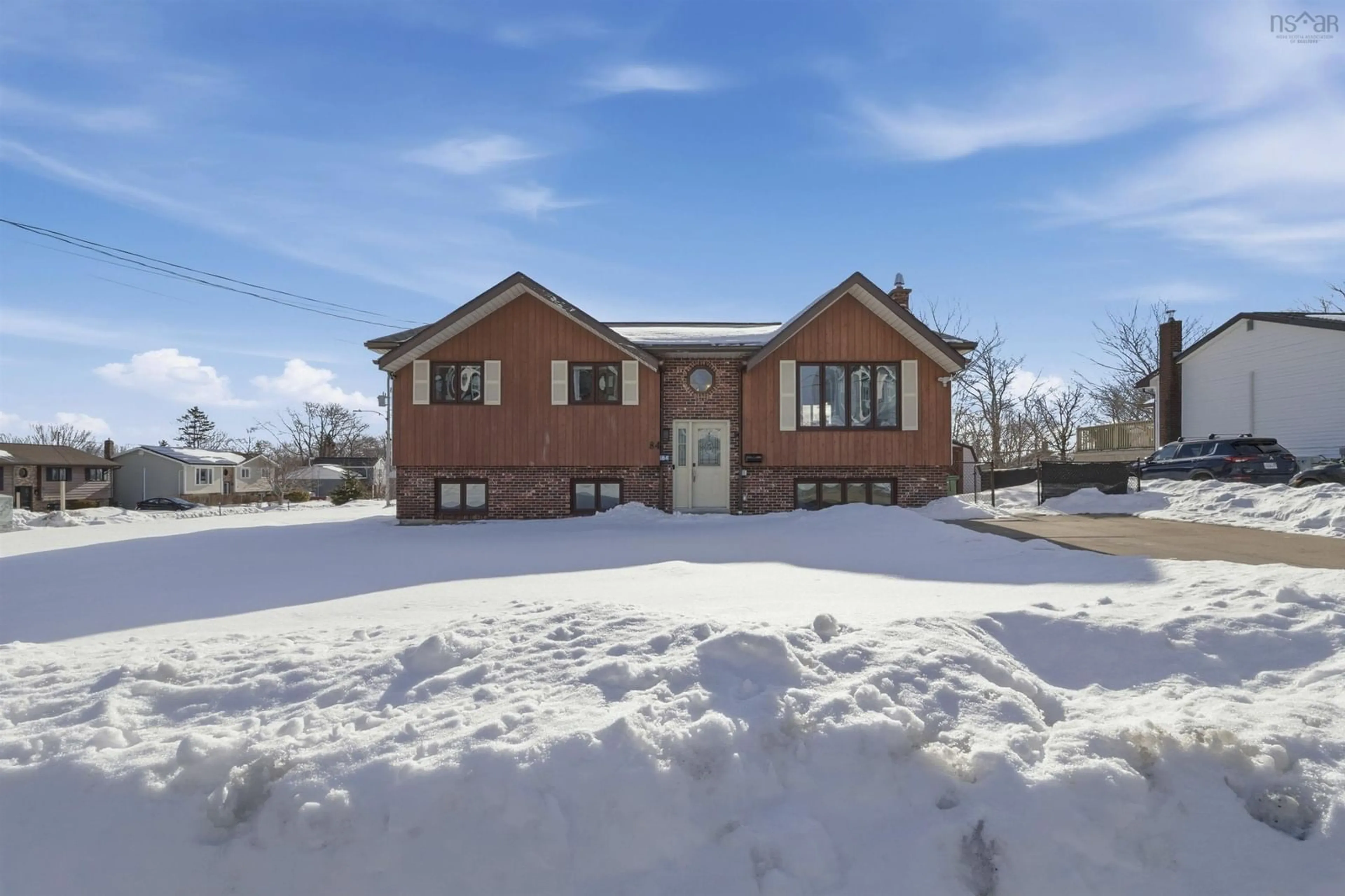 Home with brick exterior material, street for 84 Shrewsbury Rd, Dartmouth Nova Scotia B2V 2E3