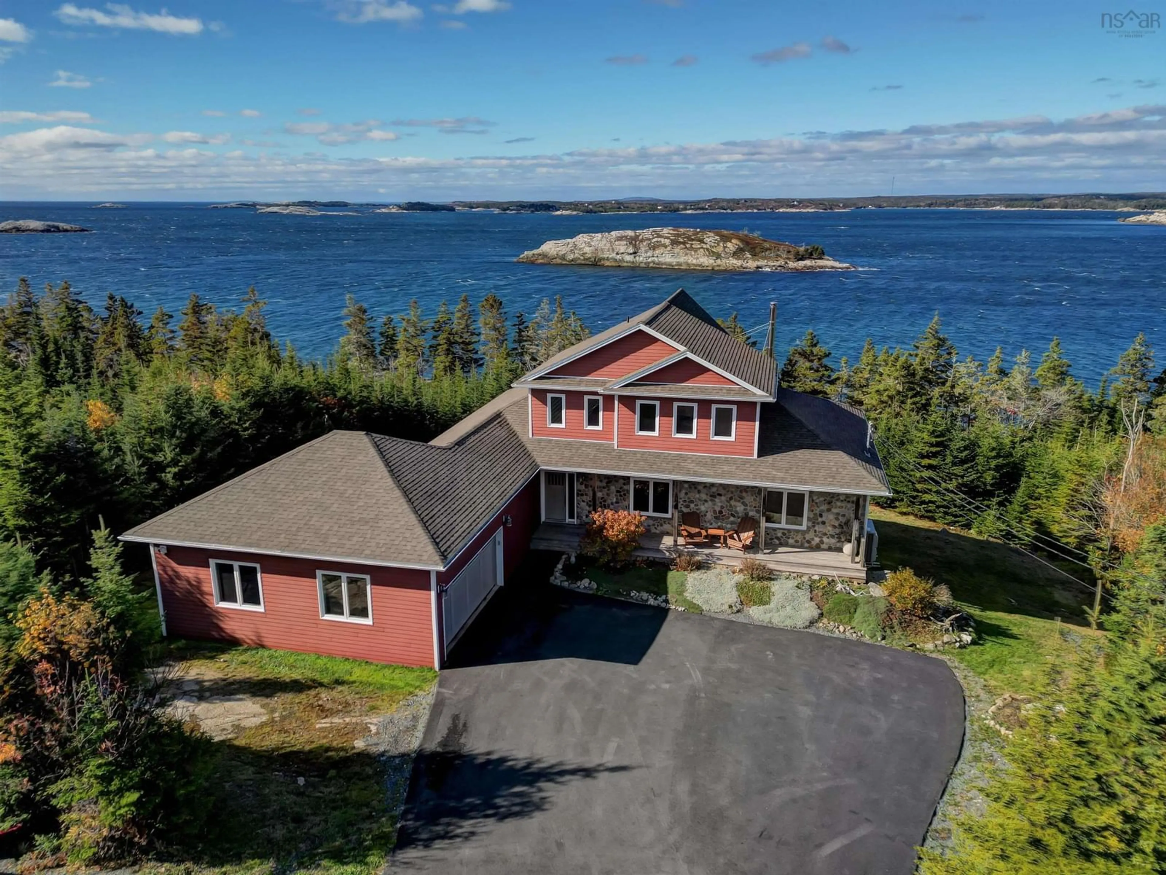 A pic from outside/outdoor area/front of a property/back of a property/a pic from drone, water/lake/river/ocean view for 179 Hages Lane, Prospect Nova Scotia B3T 2A4