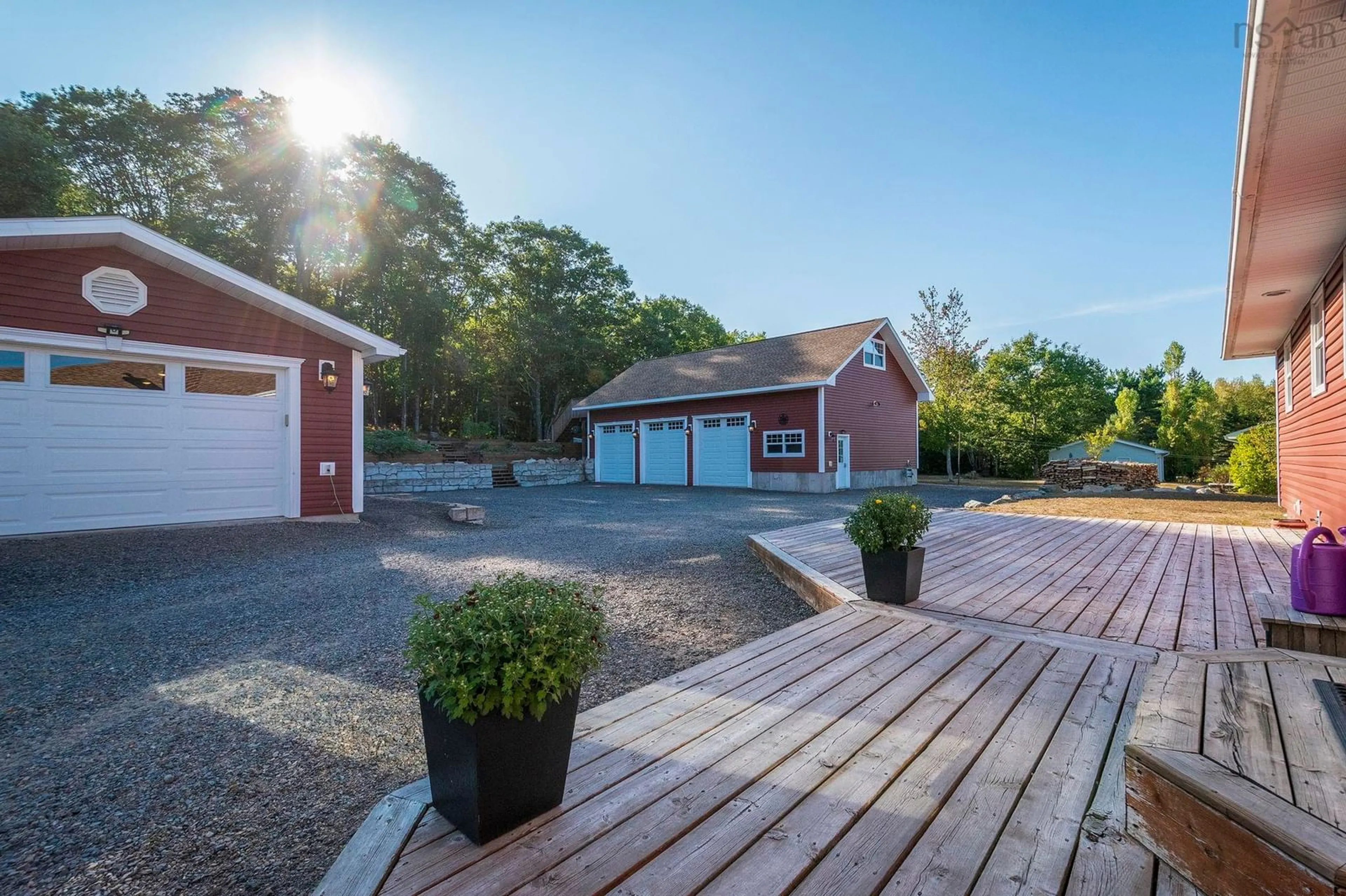 A pic from outside/outdoor area/front of a property/back of a property/a pic from drone, street for 91 Clairmont Rd, Kingston Nova Scotia B0P 1R0