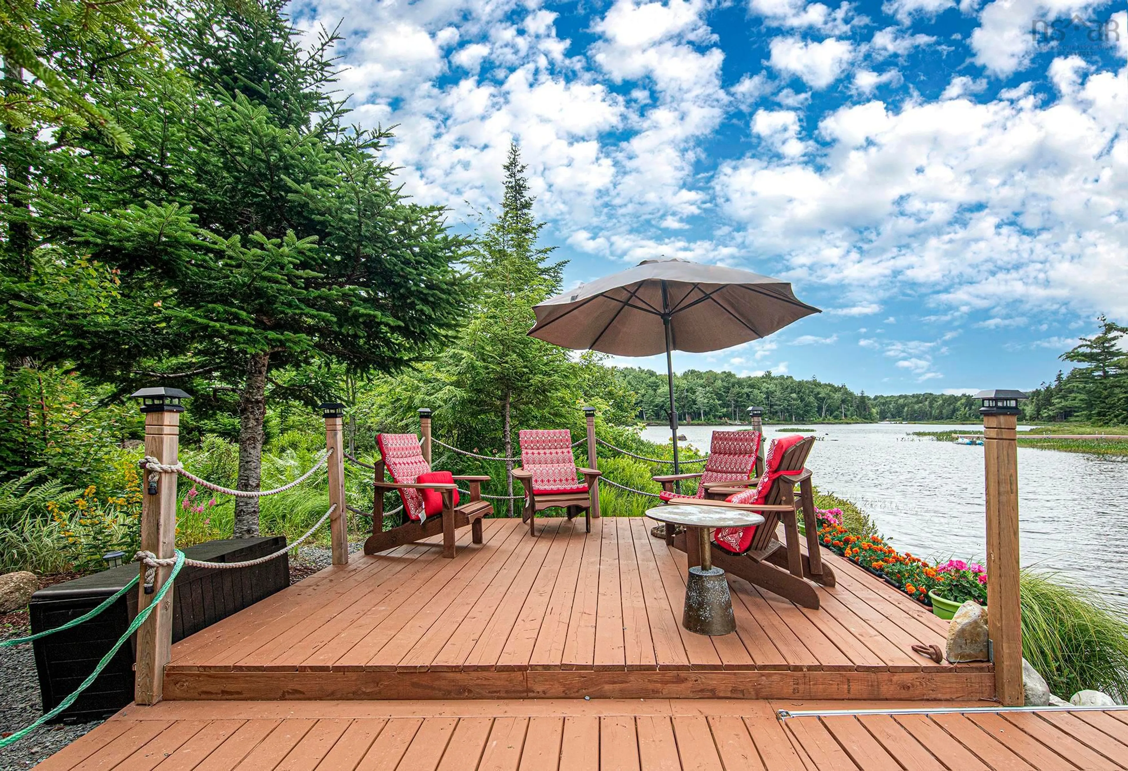 Patio, water/lake/river/ocean view for 182 Thompson Run, Hammonds Plains Nova Scotia B4B 1T7