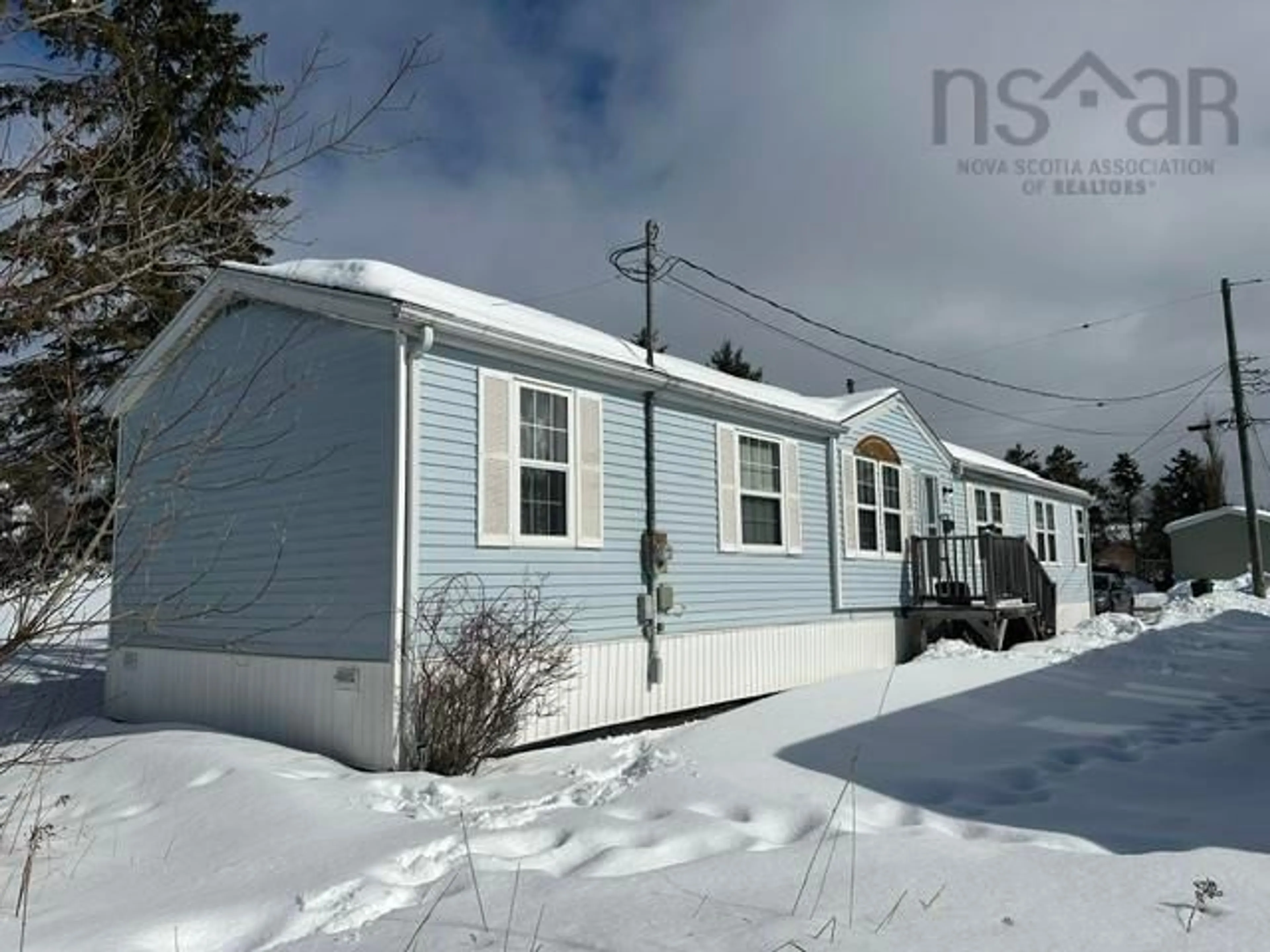 Home with vinyl exterior material, street for 32 College Crt, Bible Hill Nova Scotia B2N 7G7