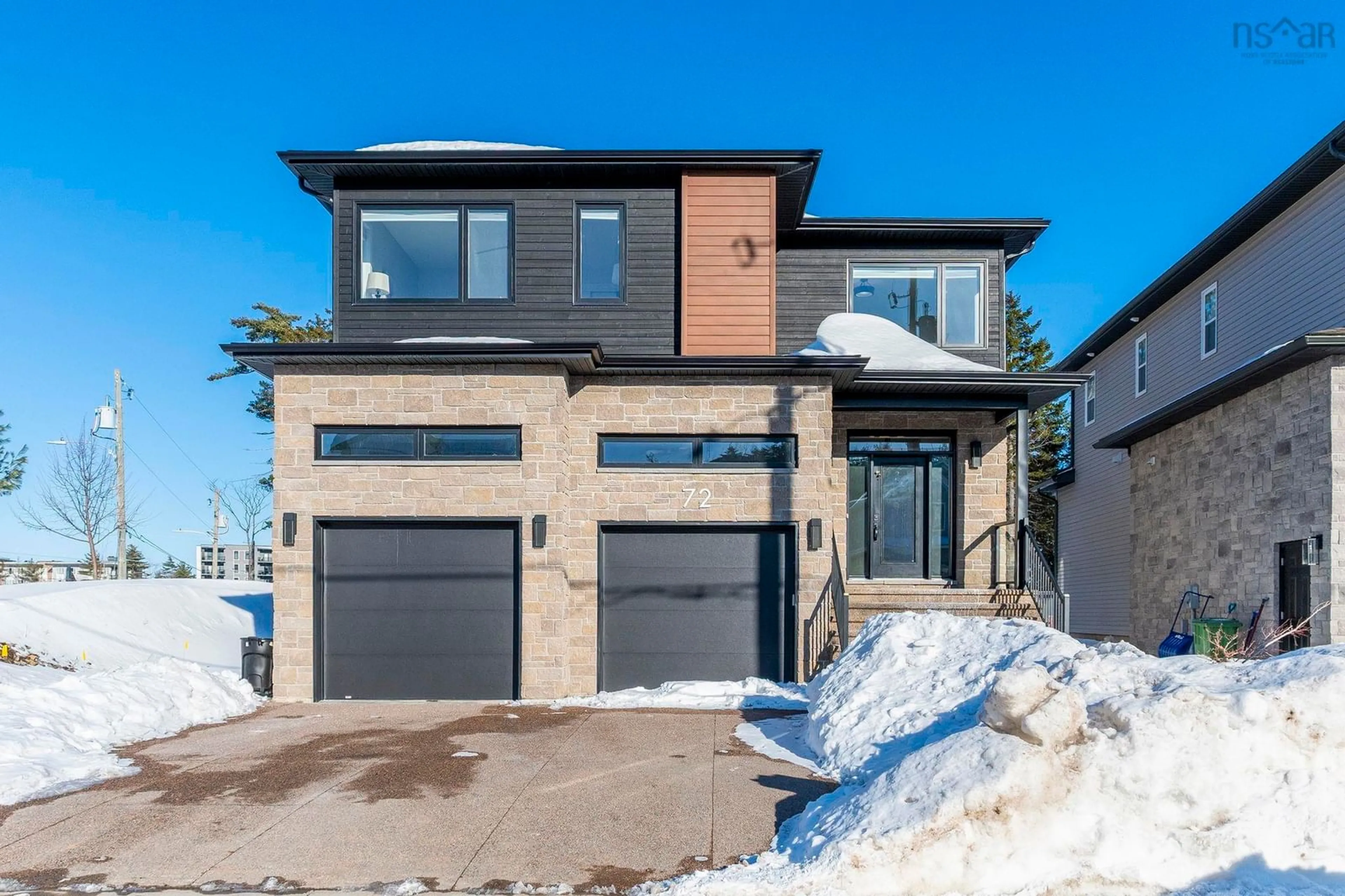 Home with brick exterior material, street for 72 Bristolton Ave, Bedford Nova Scotia B4B 1S8