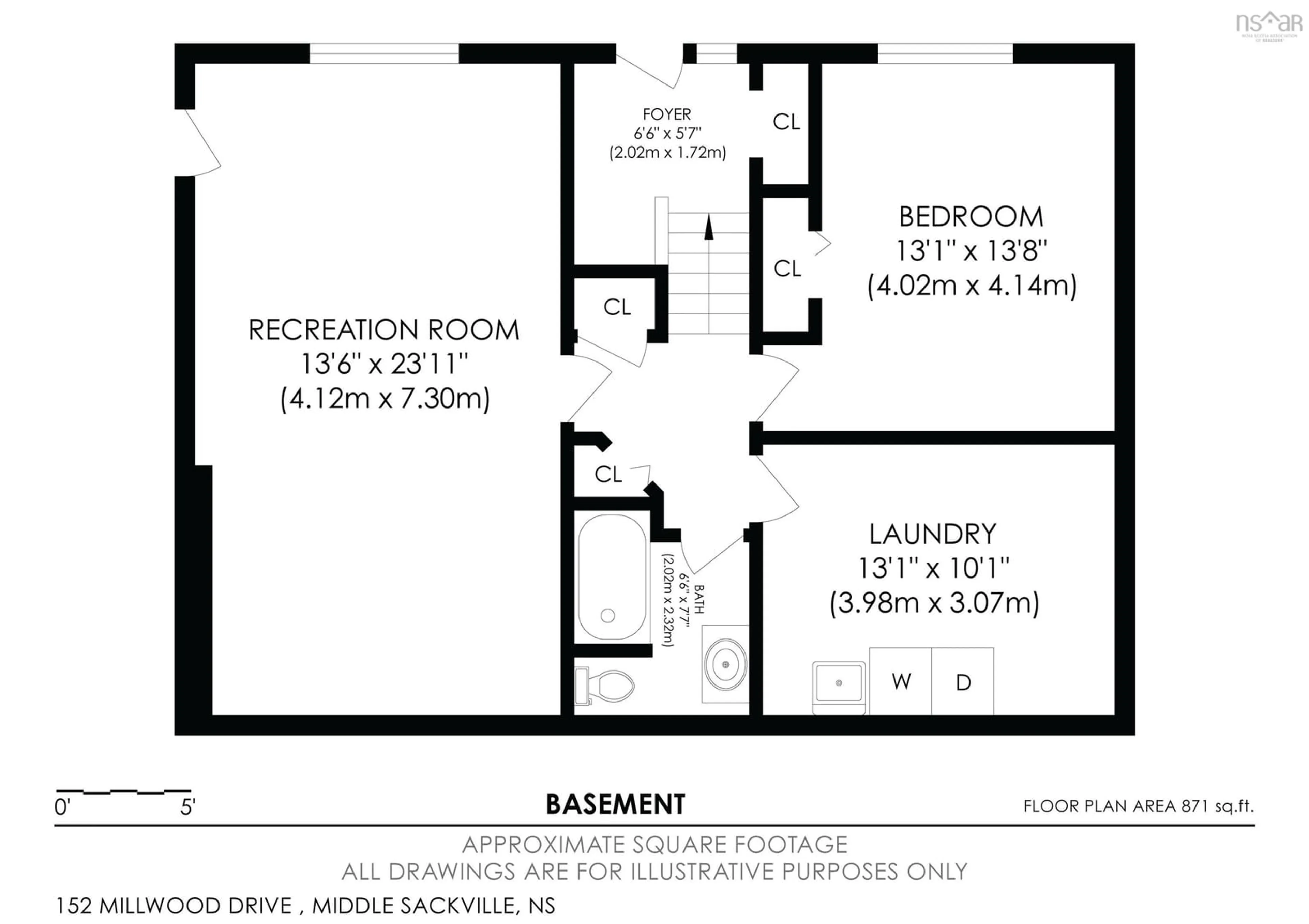 Floor plan for 152 Millwood Dr, Middle Sackville Nova Scotia B4E 2W8