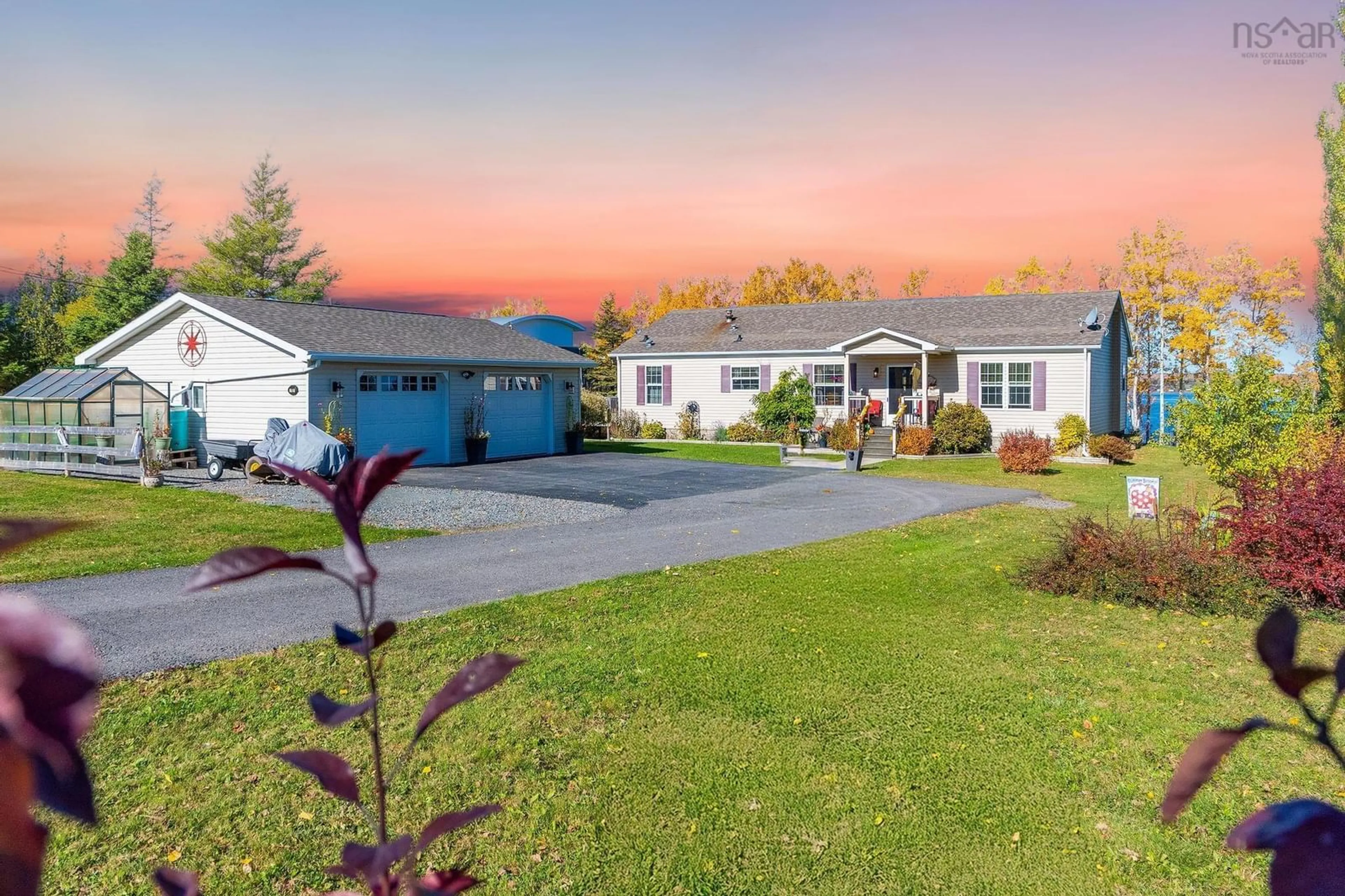 A pic from outside/outdoor area/front of a property/back of a property/a pic from drone, street for 151 Appalosa Trail, Bayhead Nova Scotia B0K 1V0