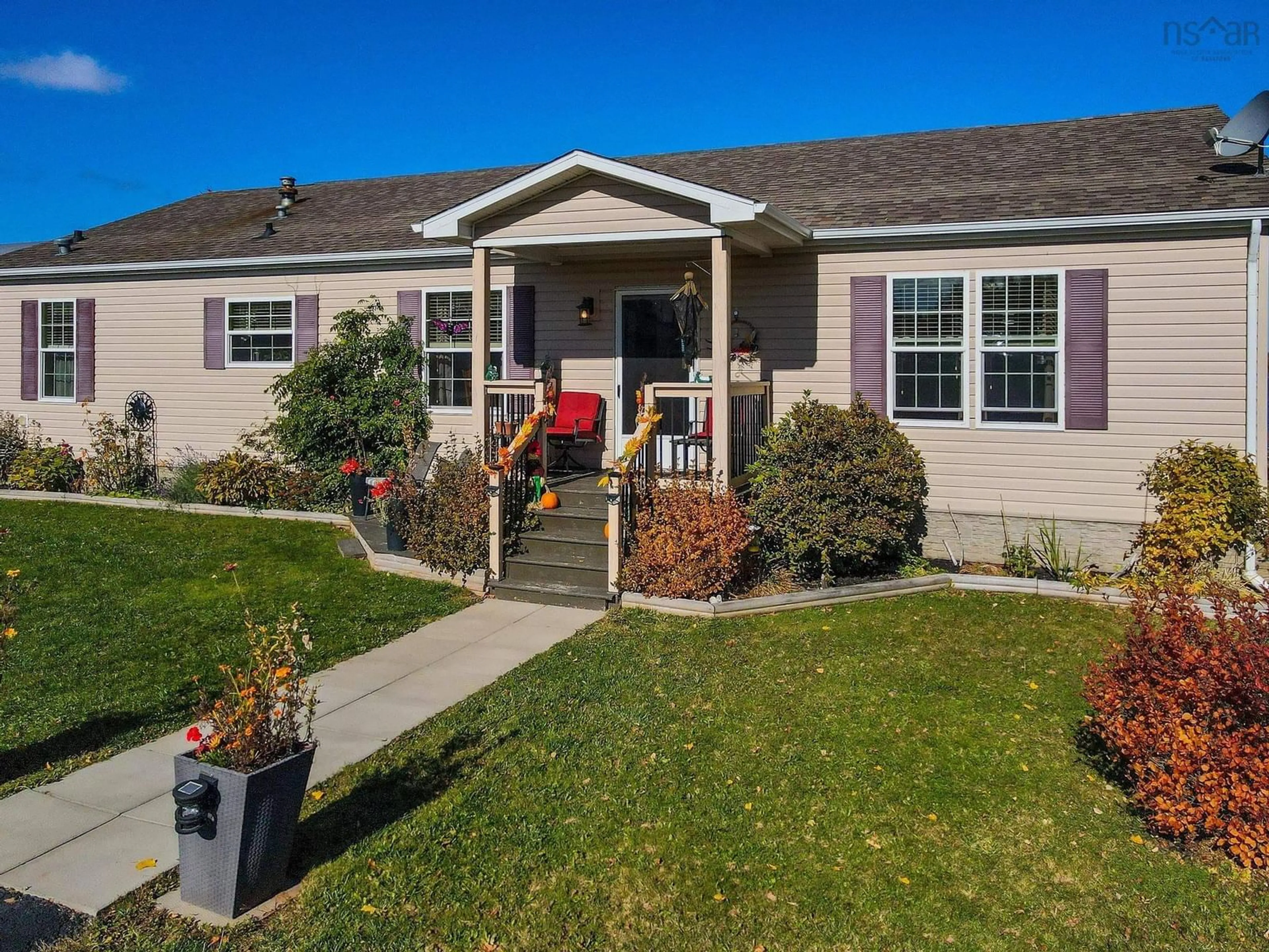 Home with vinyl exterior material, street for 151 Appalosa Trail, Bayhead Nova Scotia B0K 1V0