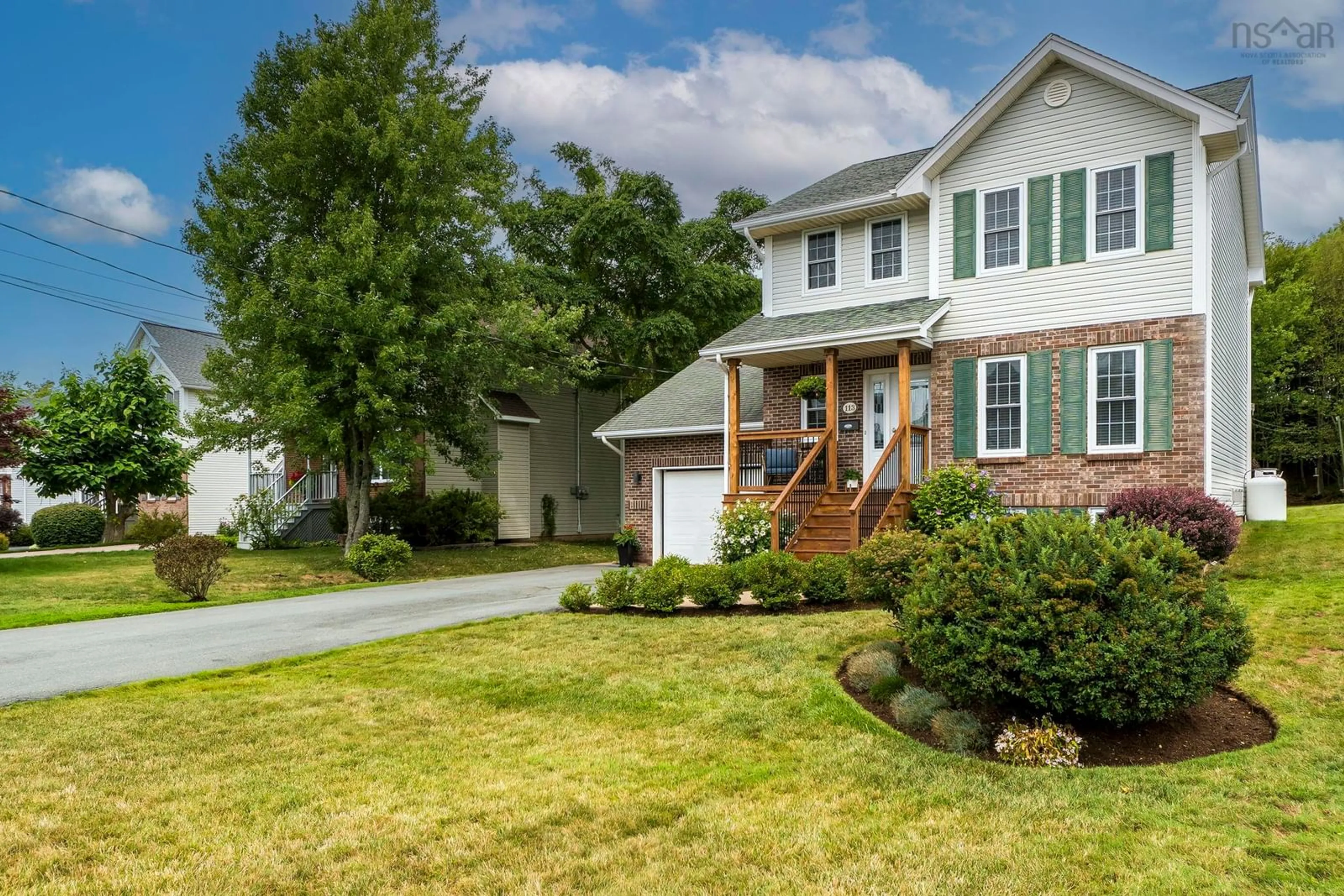 Home with vinyl exterior material, street for 113 Sherwood St, Cole Harbour Nova Scotia B2V 2R9