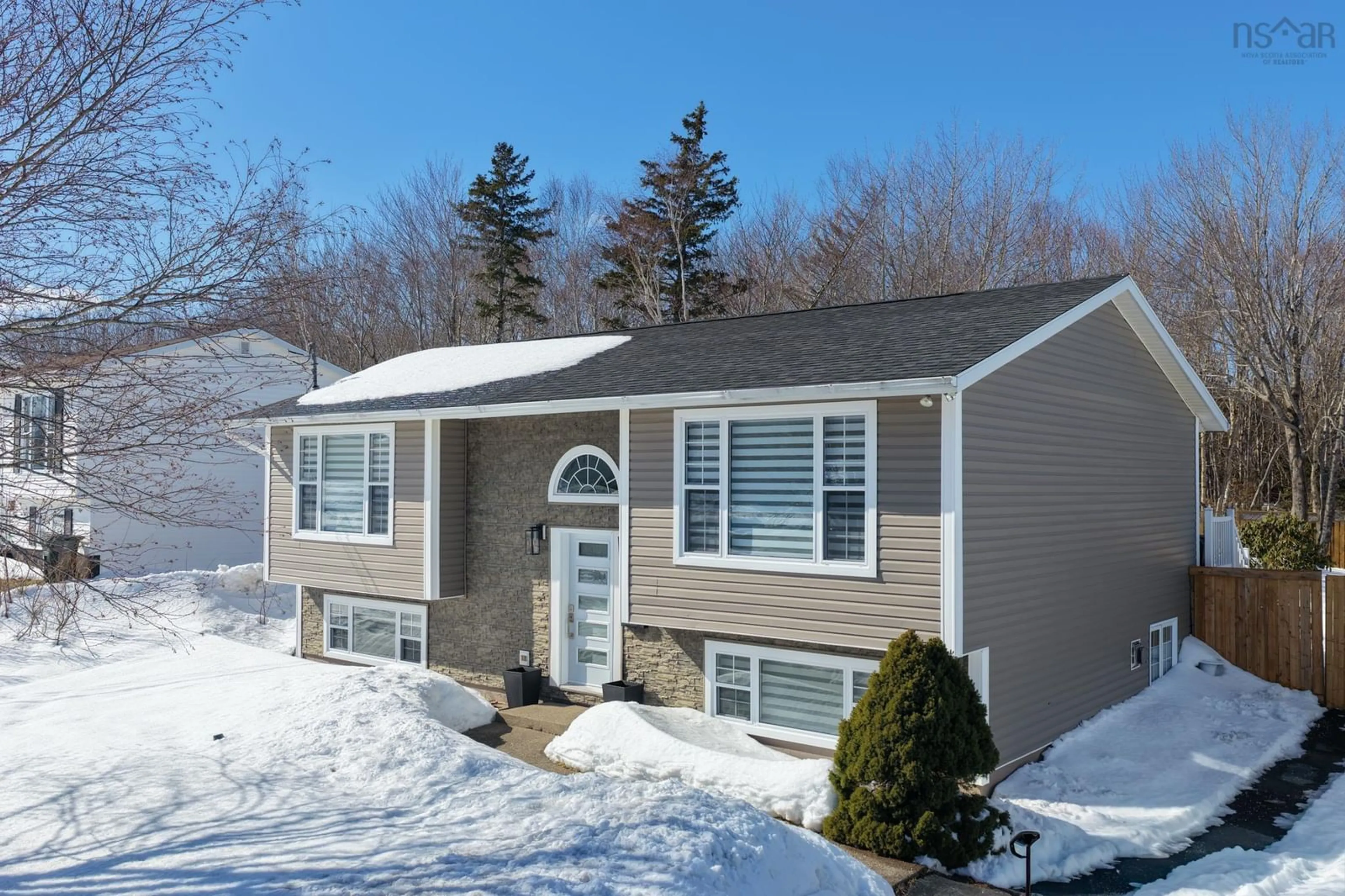 Home with vinyl exterior material, street for 724 Cottage Rd, Sydney Nova Scotia B1P 6S6