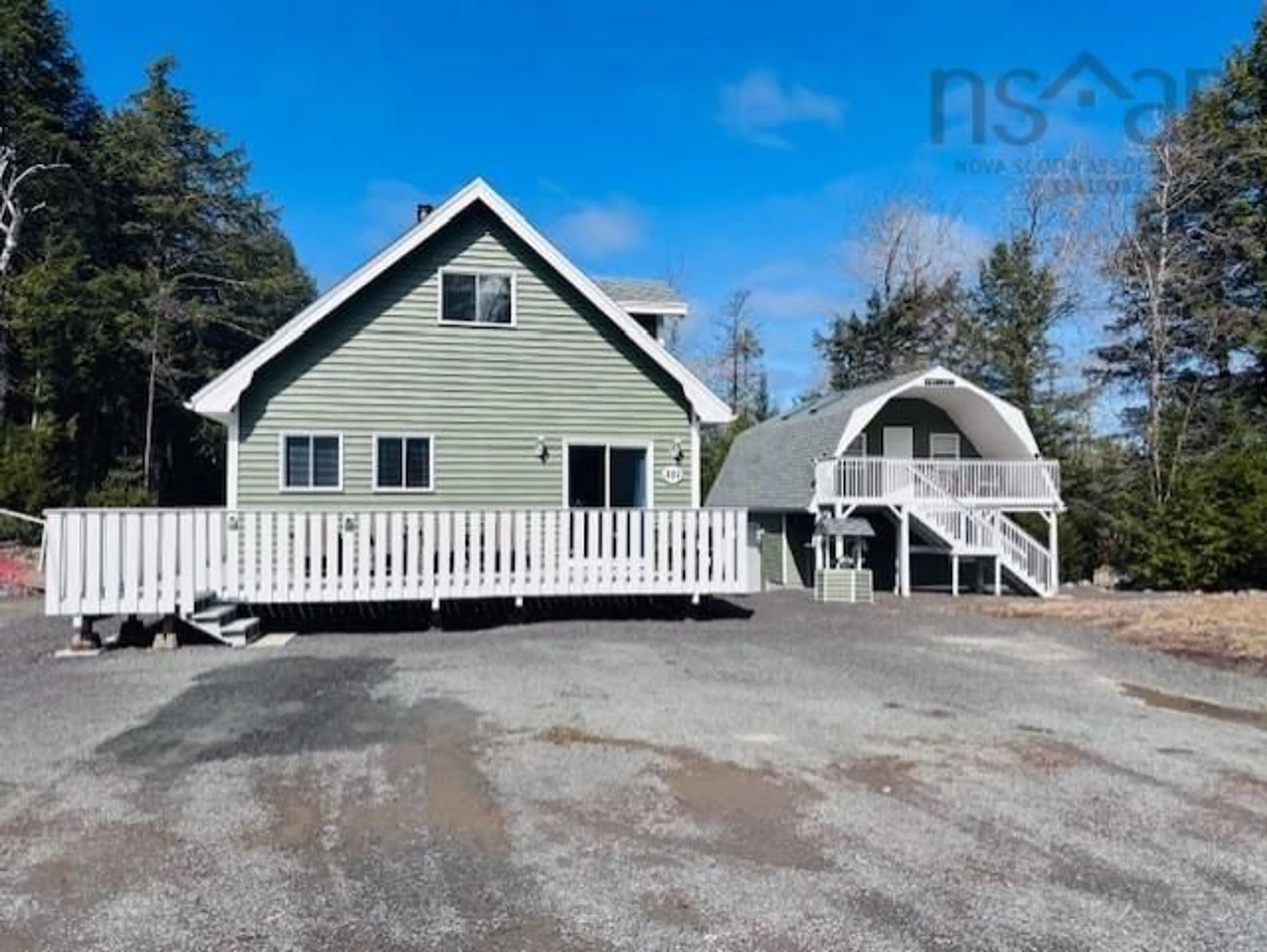 A pic from outside/outdoor area/front of a property/back of a property/a pic from drone, building for 351 Narrows Rd, Labelle Nova Scotia B0T 1E0