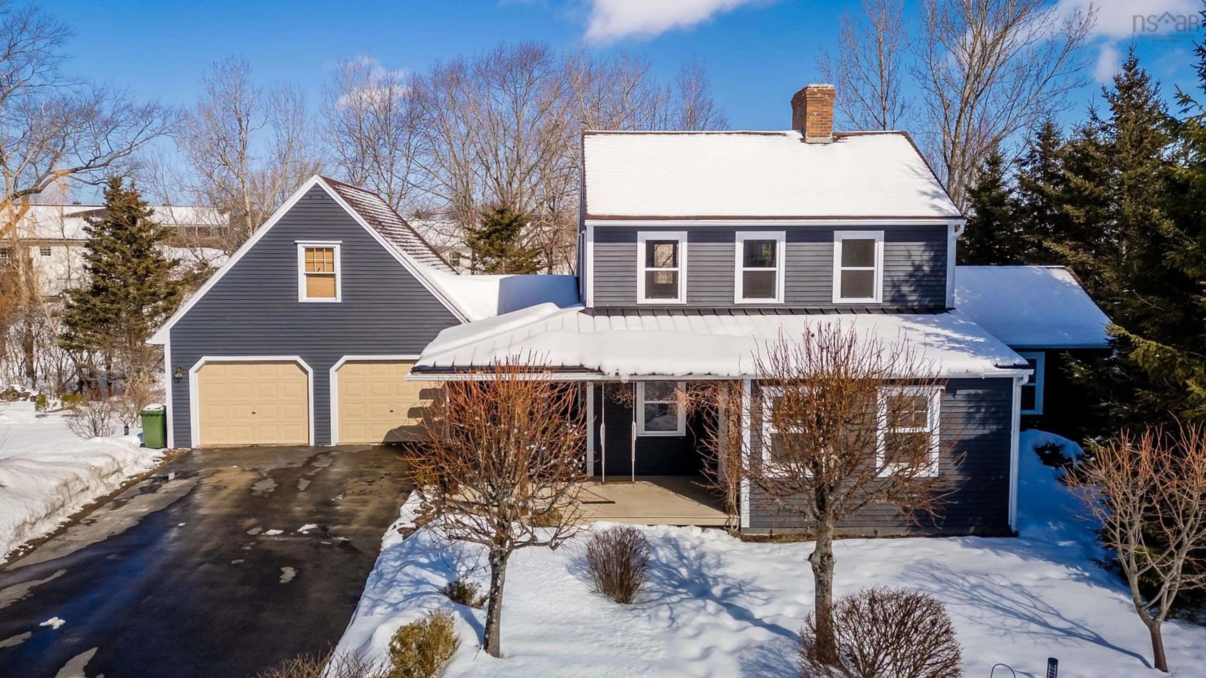 A pic from outside/outdoor area/front of a property/back of a property/a pic from drone, street for 1736 Kidston Ave, Port Williams Nova Scotia B0P 1T0