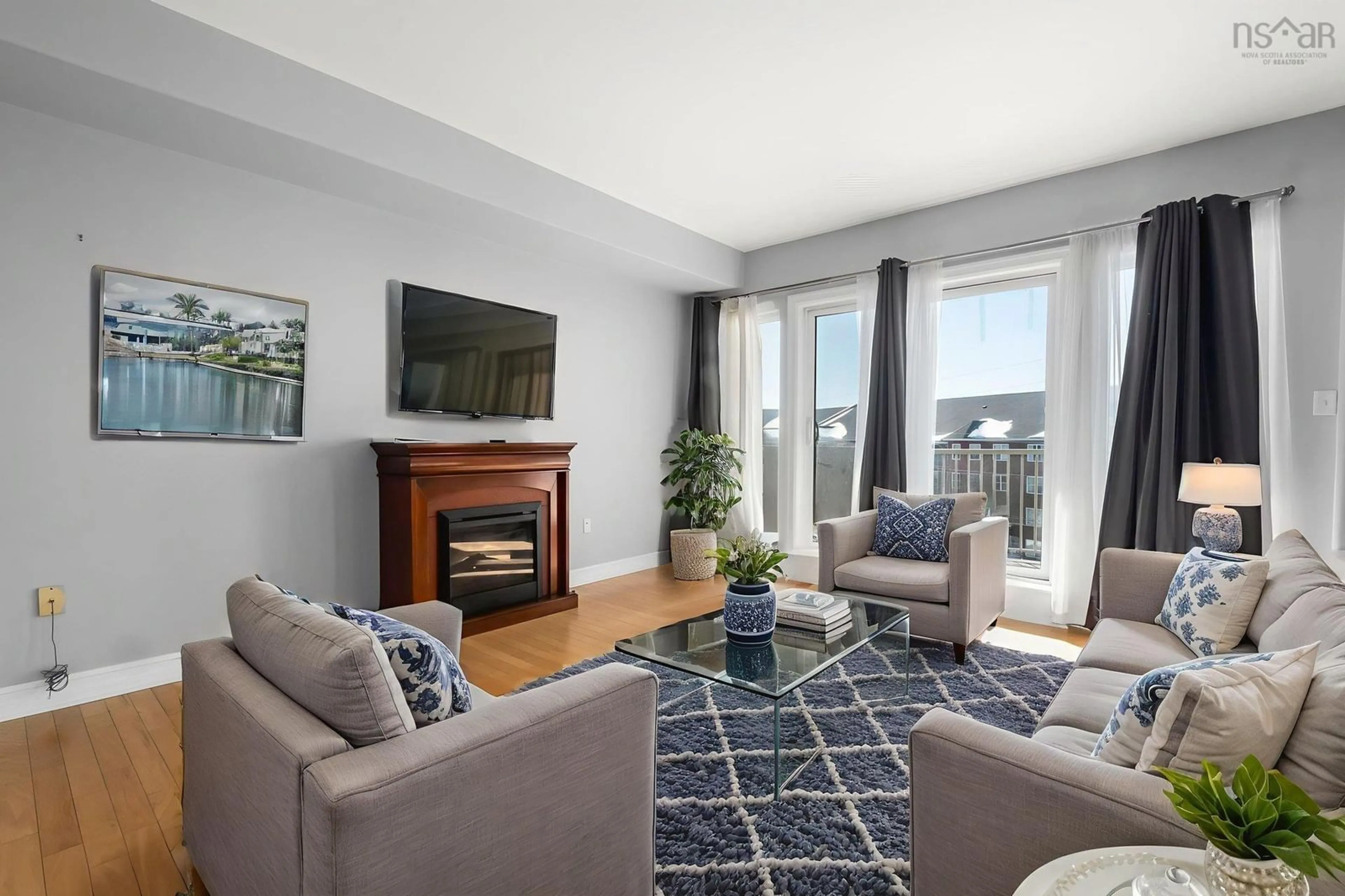 Living room with furniture, unknown for 429 Parkland Dr #405, Halifax Nova Scotia B3S 1L3