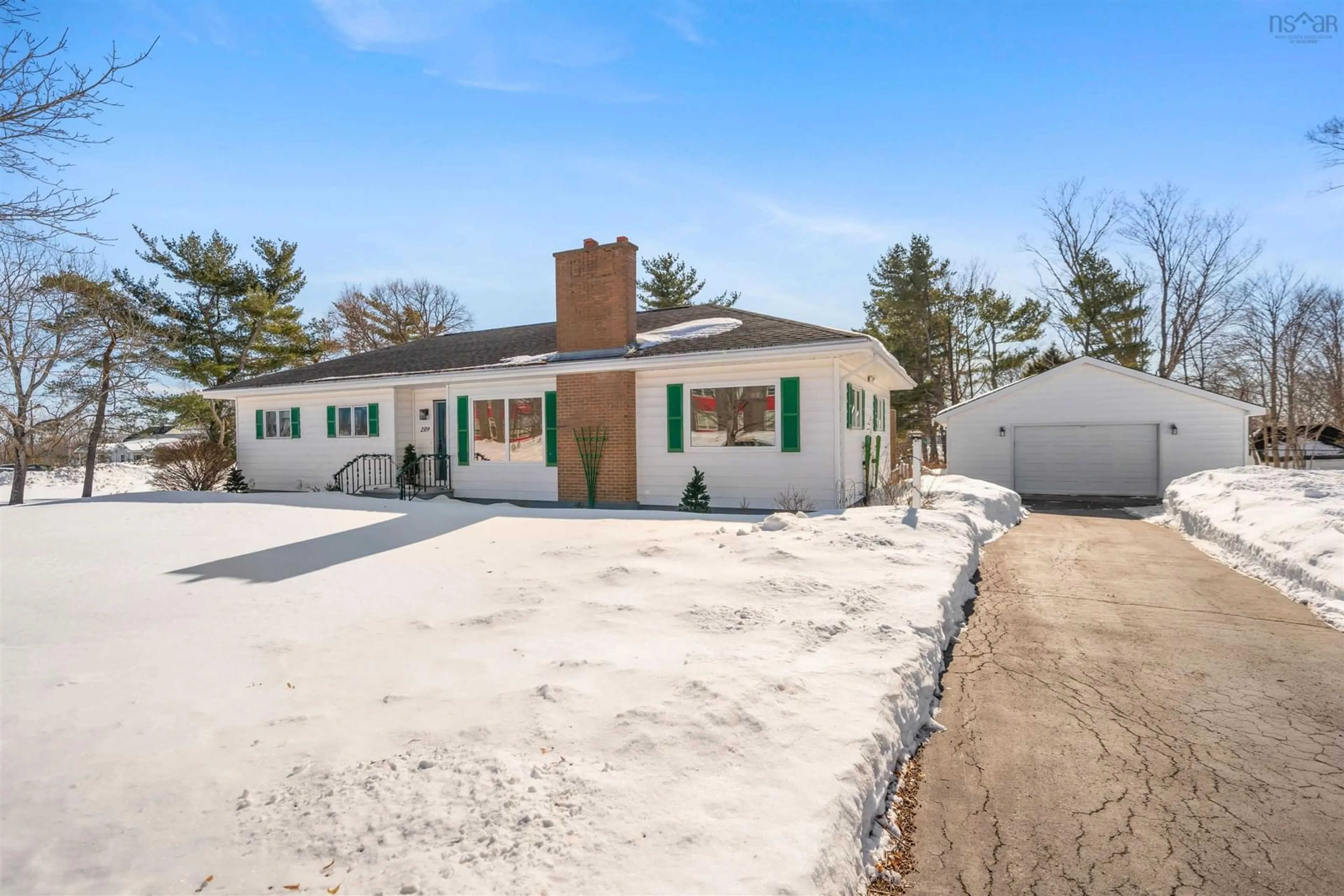 A pic from outside/outdoor area/front of a property/back of a property/a pic from drone, street for 209 Louise St, Pictou Nova Scotia B0K 1H0