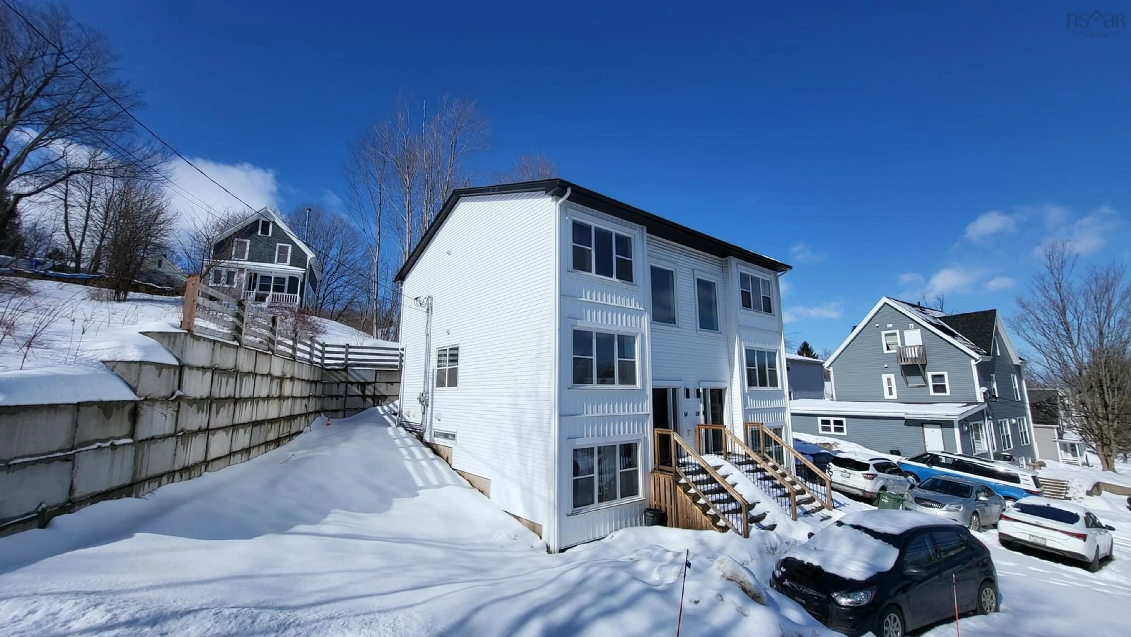 A pic from outside/outdoor area/front of a property/back of a property/a pic from drone, unknown for 52 & 54 Gaspereau Ave, Wolfville Nova Scotia B4P 2E1