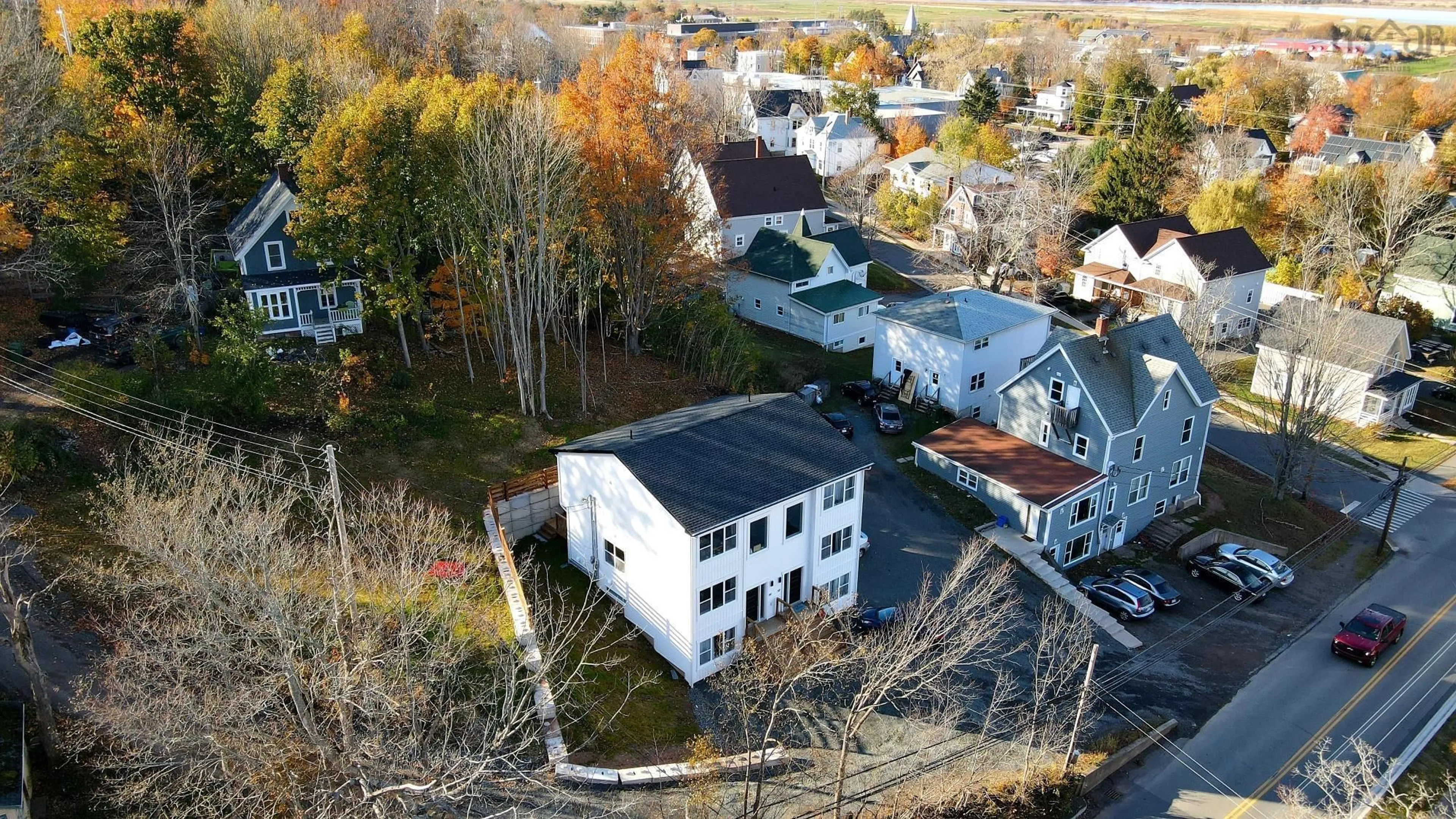 A pic from outside/outdoor area/front of a property/back of a property/a pic from drone, unknown for 52 & 54 Gaspereau Ave, Wolfville Nova Scotia B4P 2E1