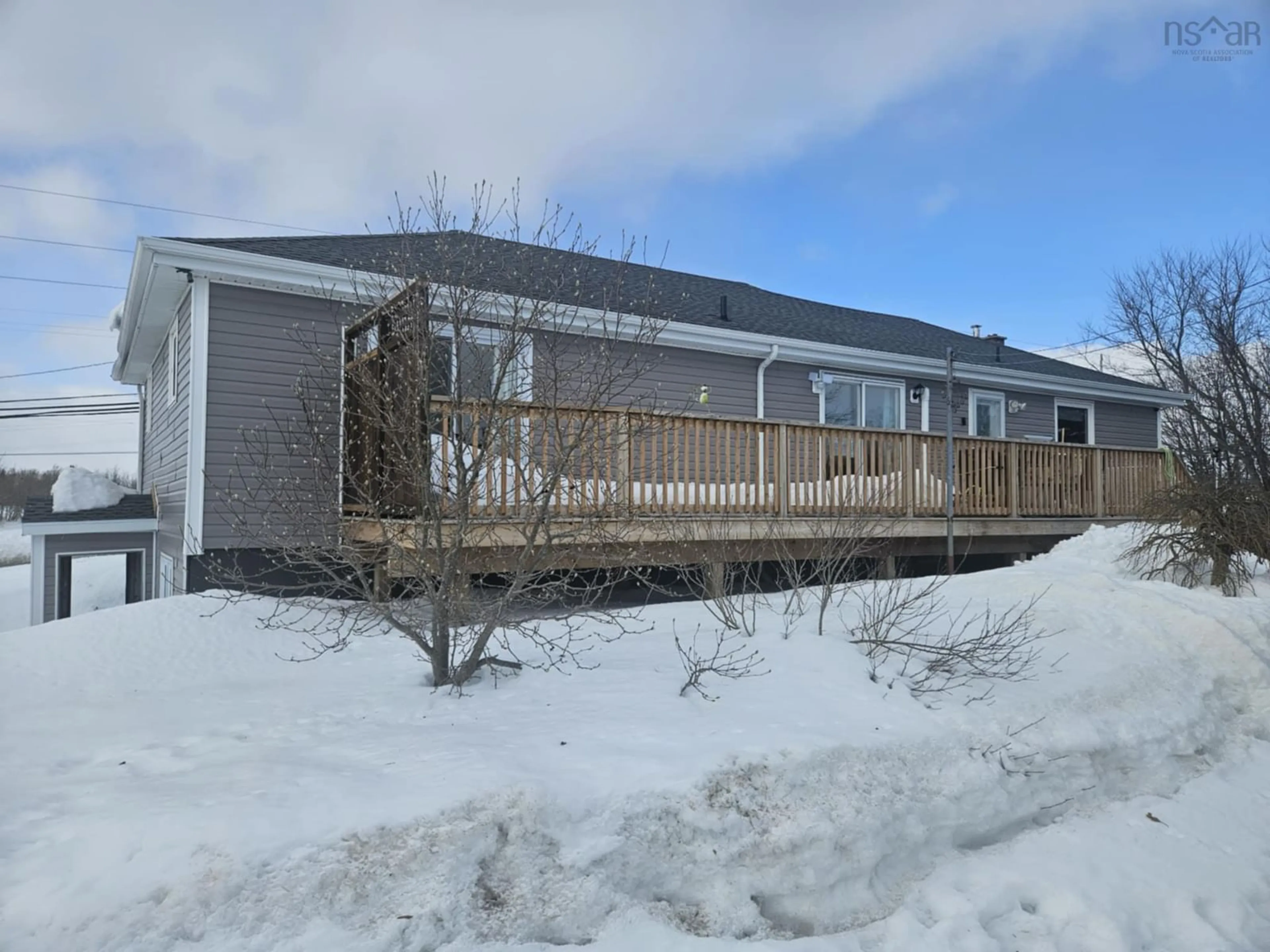 A pic from outside/outdoor area/front of a property/back of a property/a pic from drone, building for 588 Lingan Rd, Sydney Nova Scotia B1N 3K2