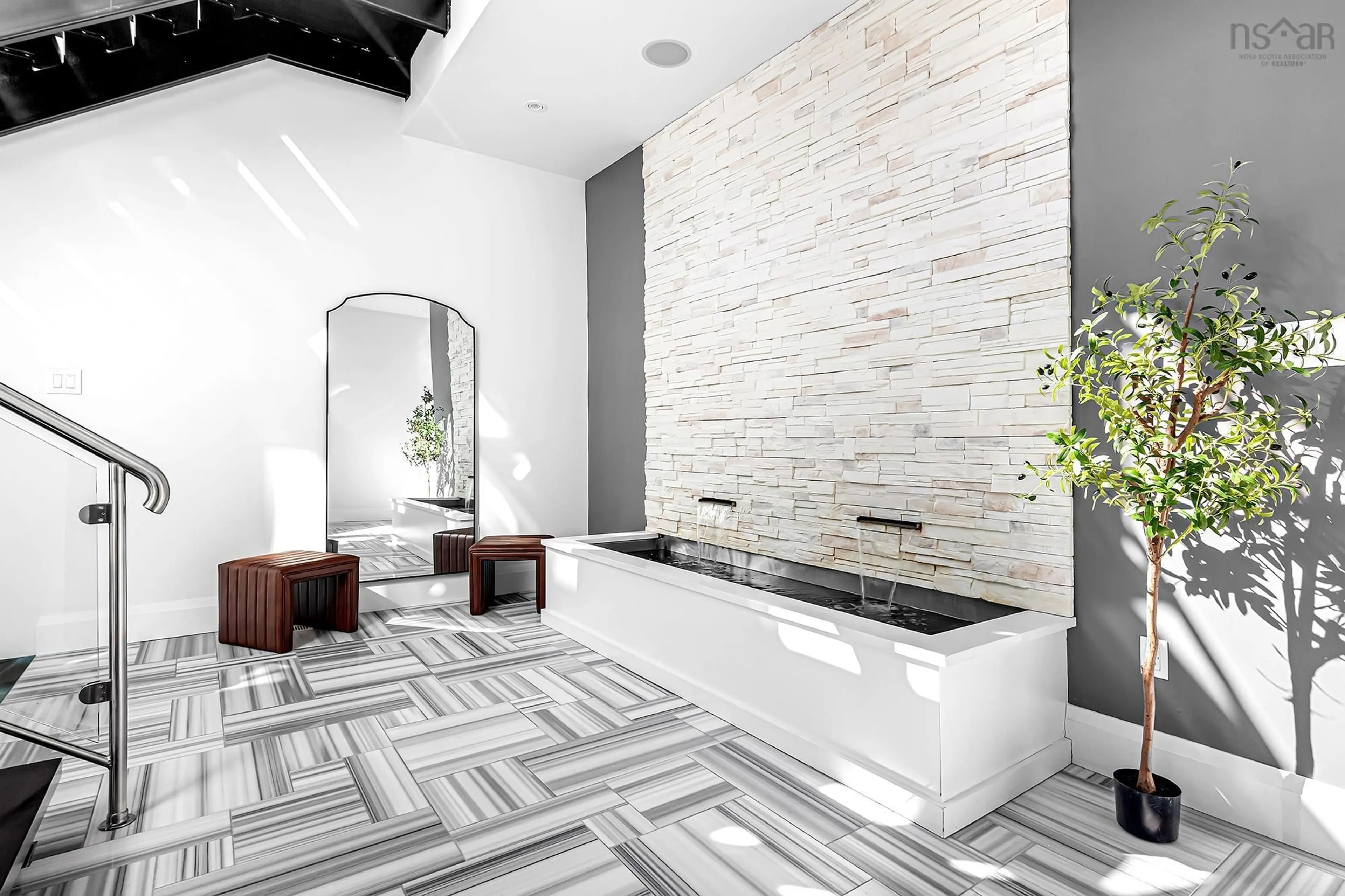 Contemporary bathroom, ceramic/tile floor for 14 Pinehaven Dr, Halifax Nova Scotia B3P 1Y9