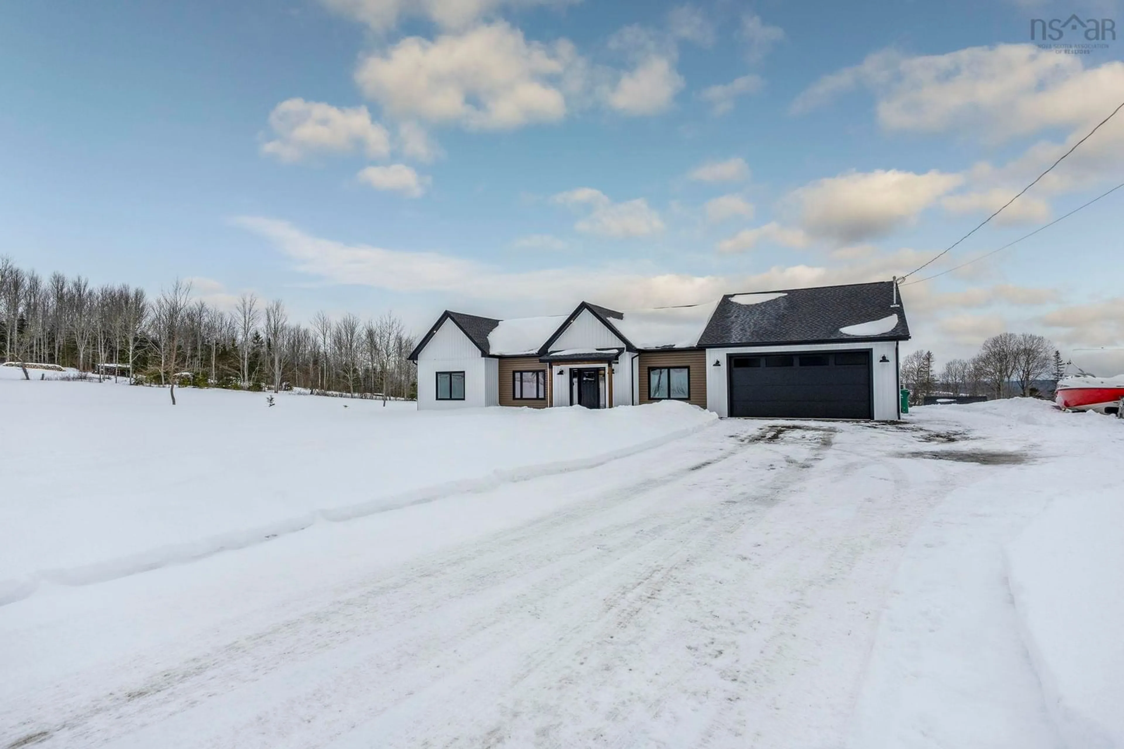 A pic from outside/outdoor area/front of a property/back of a property/a pic from drone, street for 573 236 Hwy, Scotch Village Nova Scotia B0N 2A0