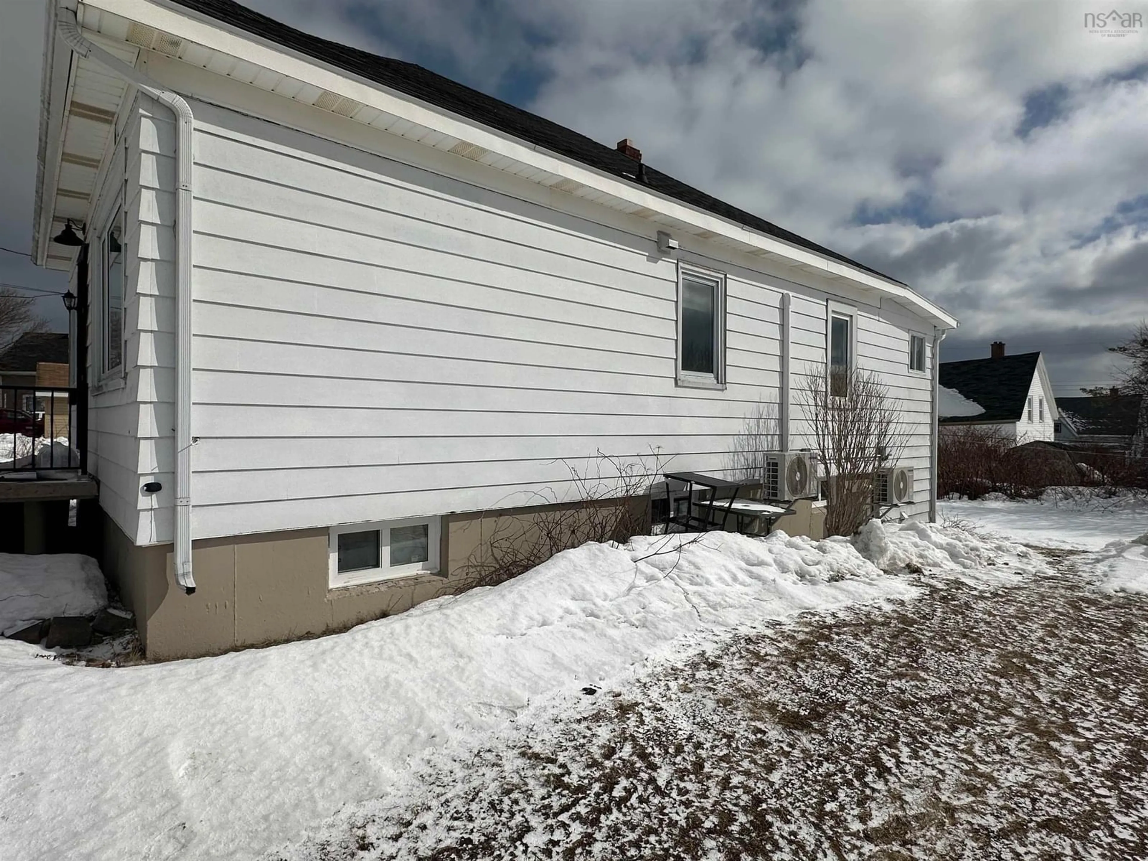 Home with vinyl exterior material, street for 11 James St, Glace Bay Nova Scotia B1A 2Y1