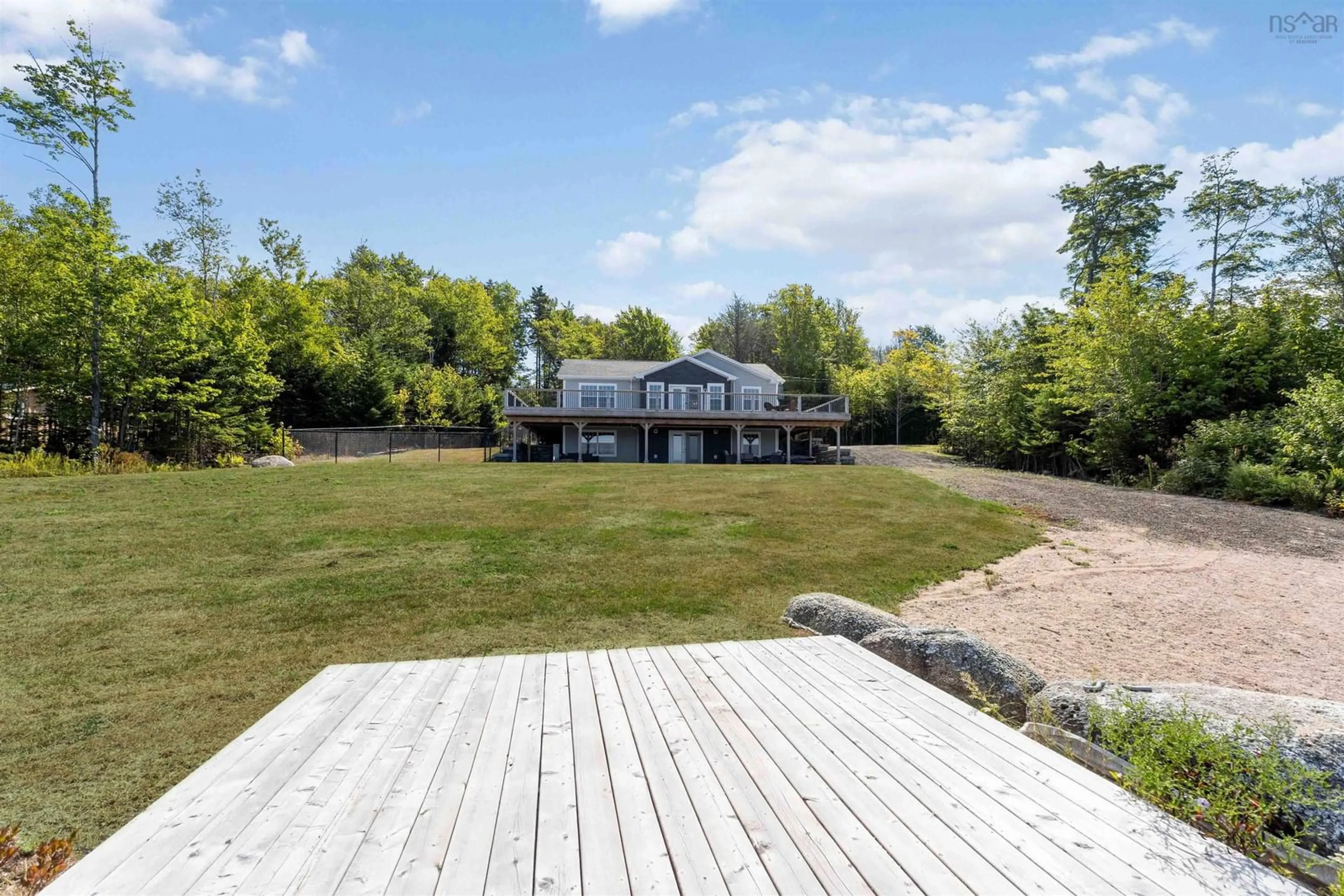 A pic from outside/outdoor area/front of a property/back of a property/a pic from drone, water/lake/river/ocean view for 181 Timberland Rd, South Range Nova Scotia B0W 1H0