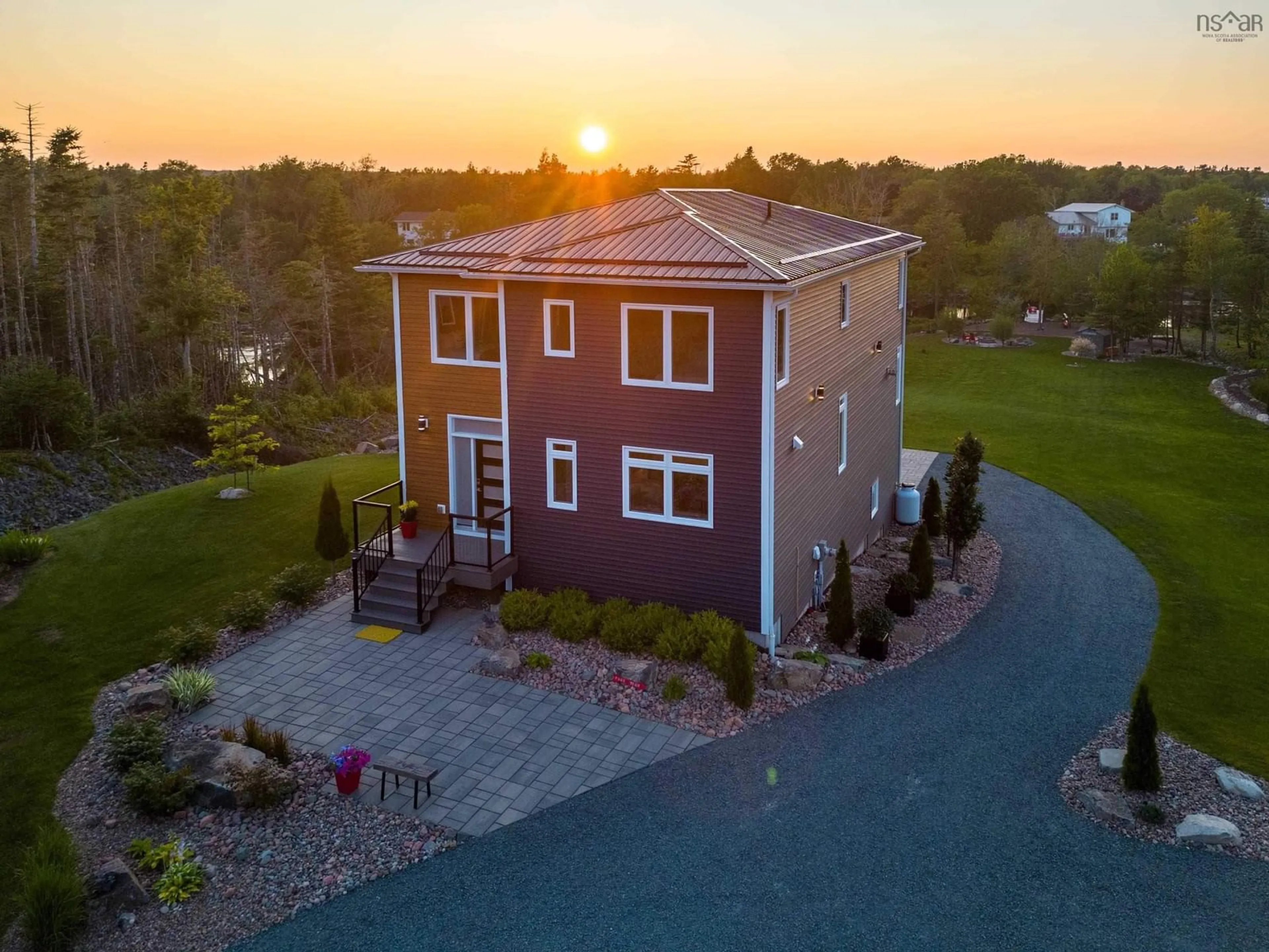 A pic from outside/outdoor area/front of a property/back of a property/a pic from drone, building for 326 Notting Hill Rd, Mineville Nova Scotia B2Z 0B7