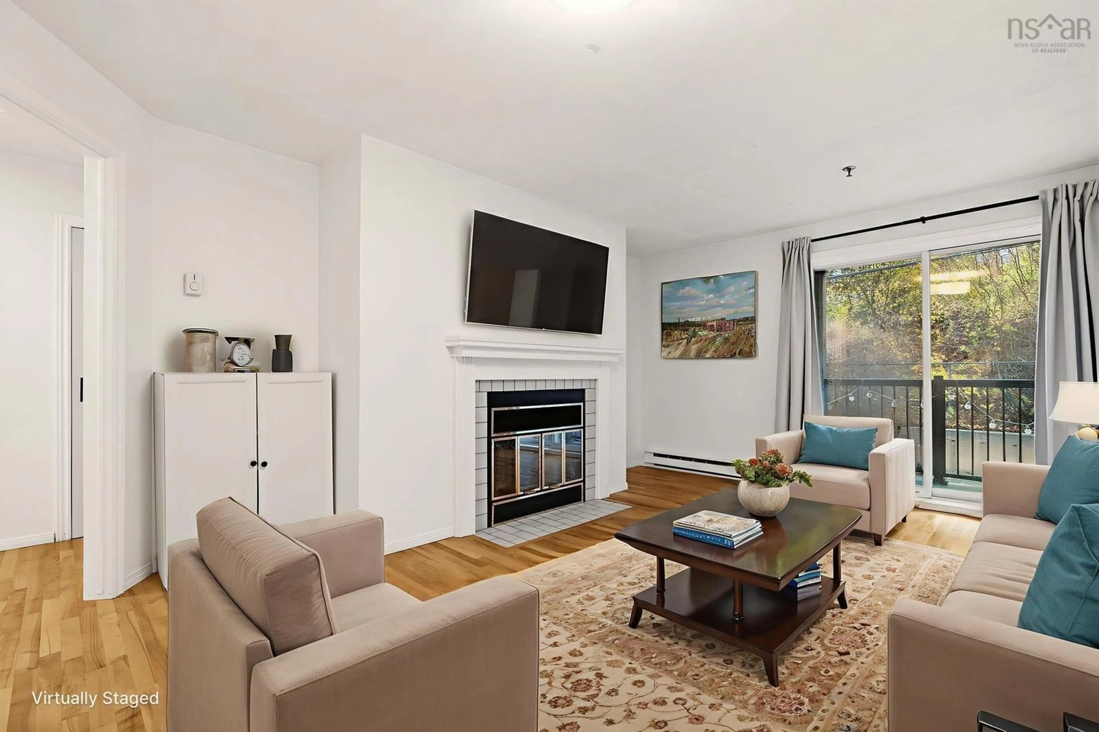 Living room with furniture, unknown for 3600 John Parr Dr #304, Halifax Nova Scotia B3K 5V3