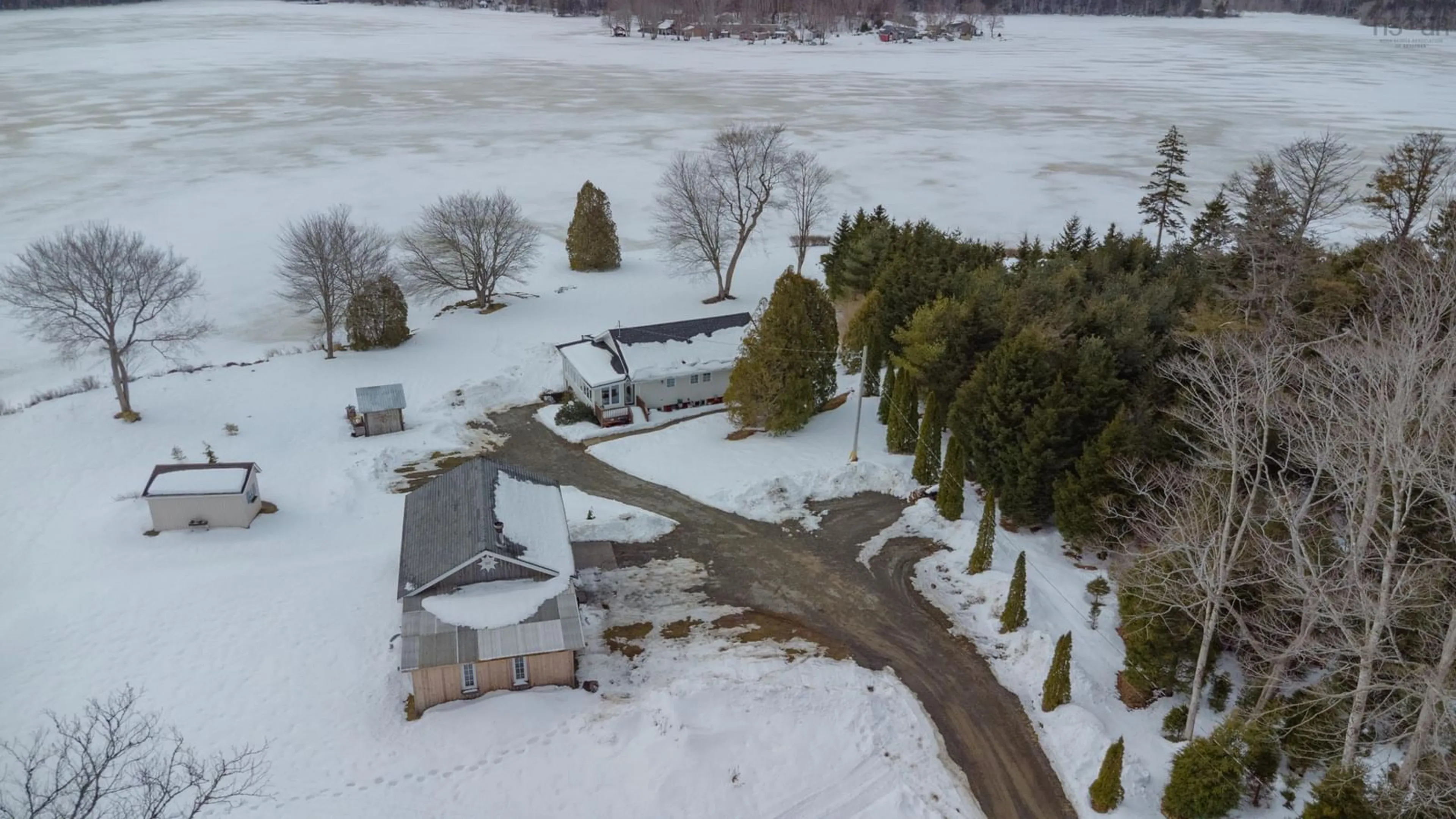A pic from outside/outdoor area/front of a property/back of a property/a pic from drone, street for 267 Victor Lake Estates Rd, Church Point Nova Scotia B0W 1M0